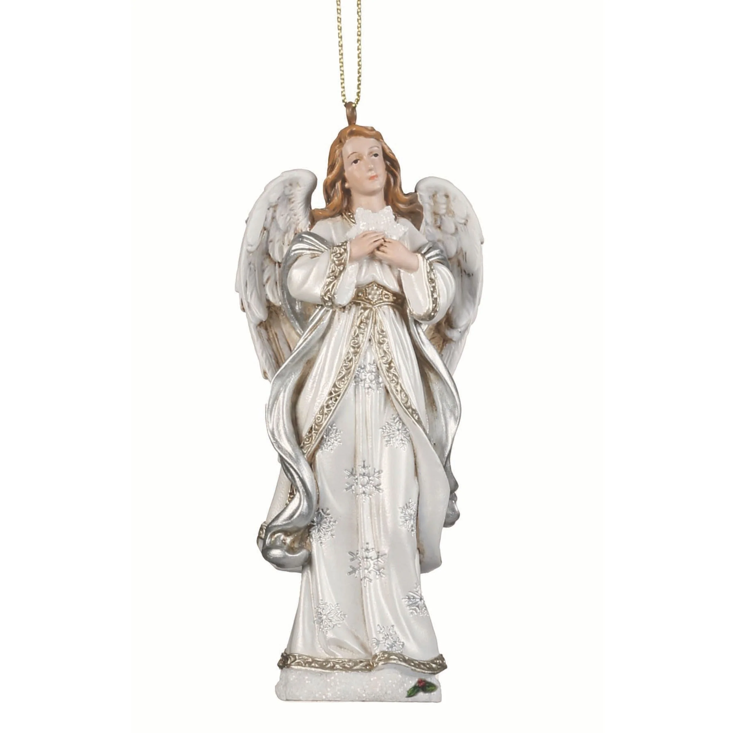 Joseph's Studio Angel Holding Snowflake Ornament