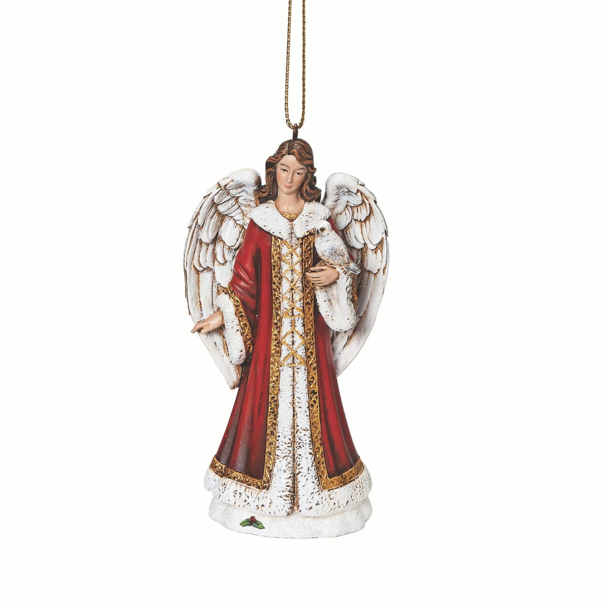 Joseph's Studio Angel with Owl Ornament