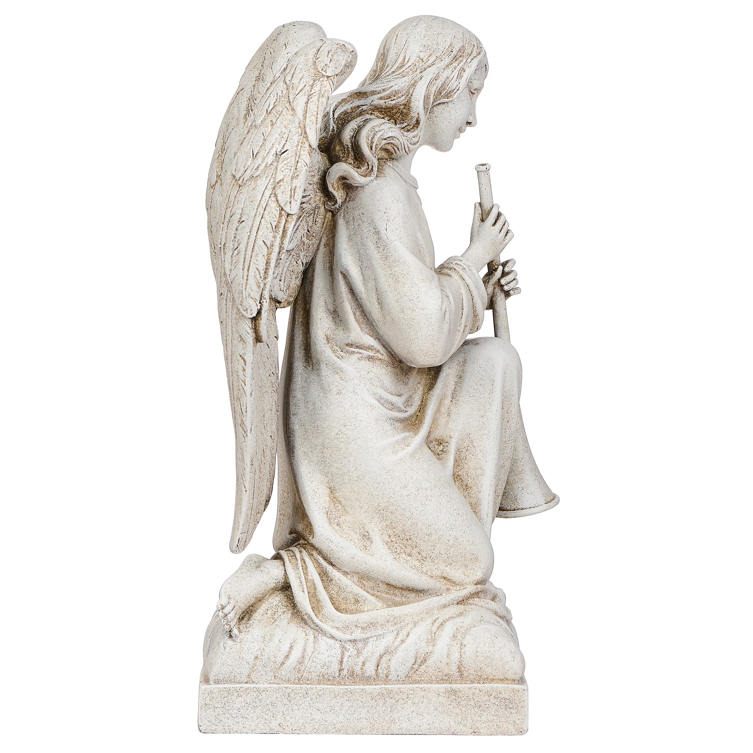 Joseph's Studio Angel With Trumpet Garden Statue - Image 3