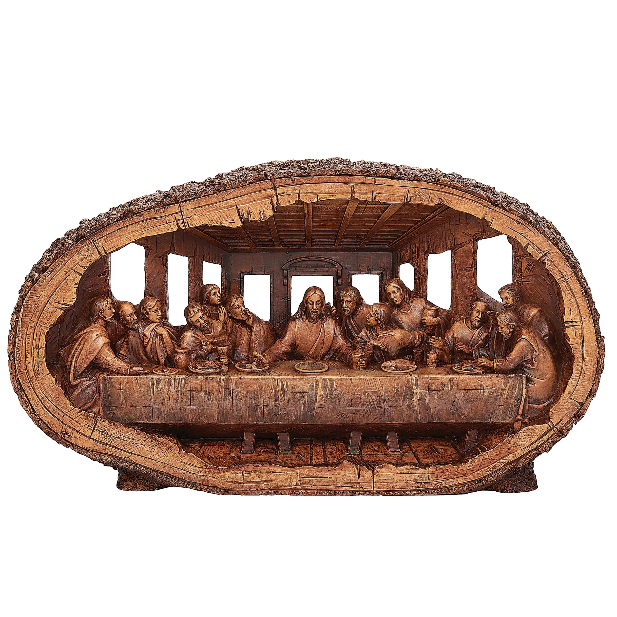 Joseph's Studio Carved Last Supper Scene - Renaissance Collection