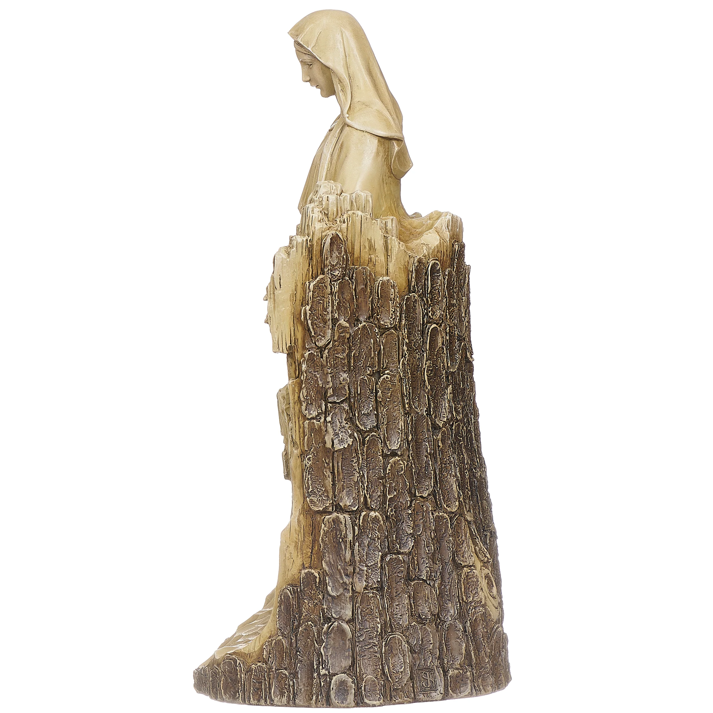 Joseph's Studio Carved-Look Lady of Grace Garden Statue - Image 4