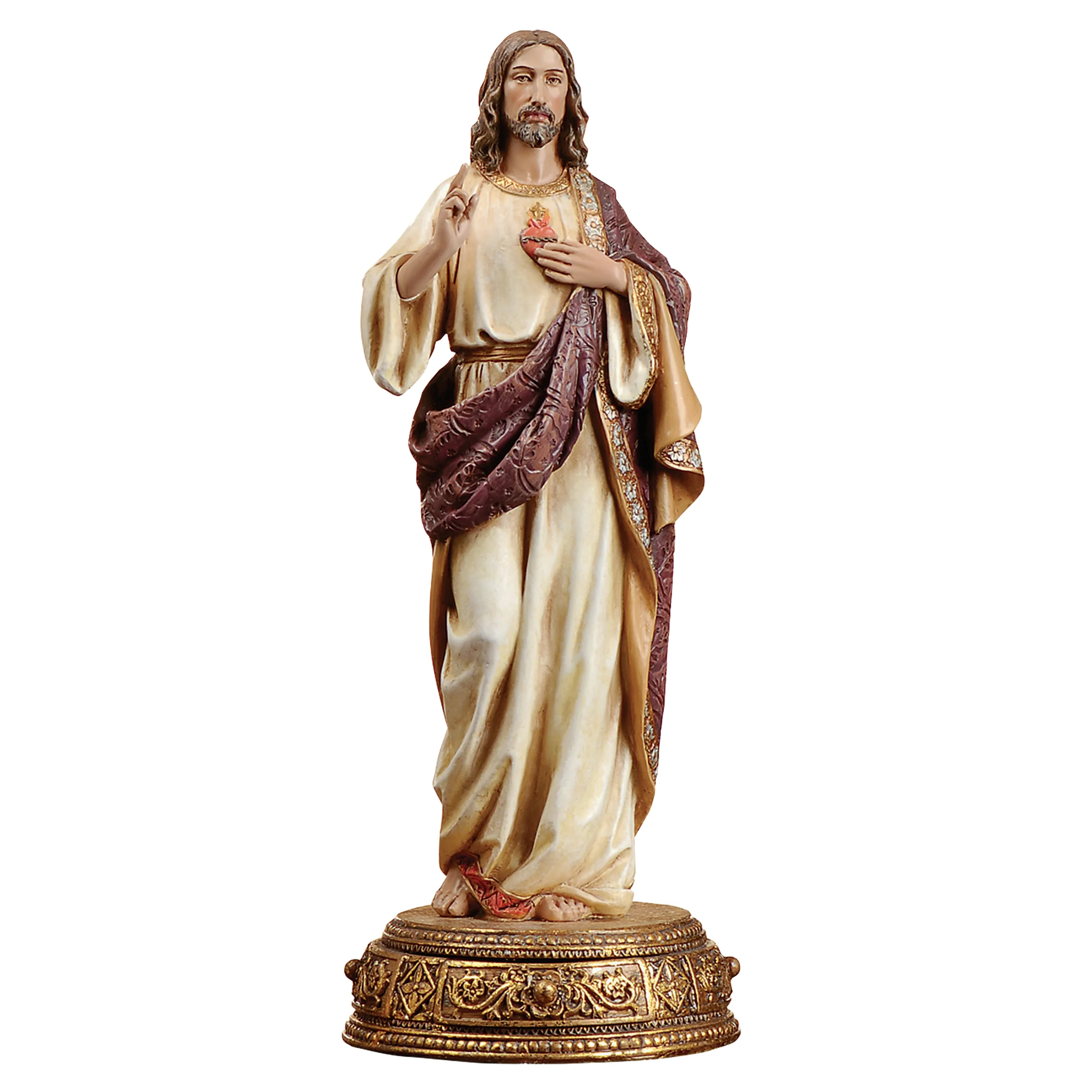 Joseph's Studio Heavenly Protectors Sacred Heart of Jesus Figure - Renaissance Collection