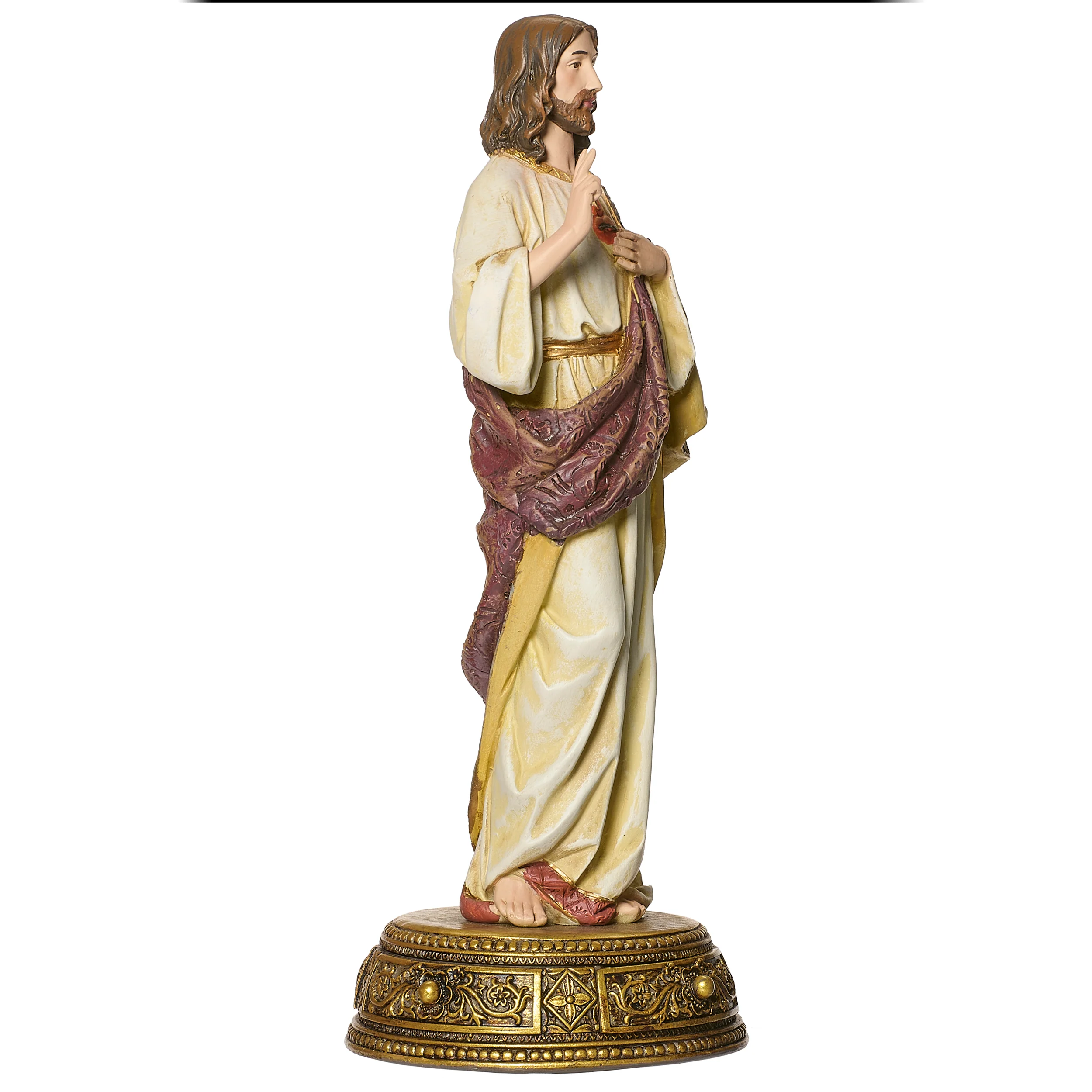 Joseph's Studio Heavenly Protectors Sacred Heart of Jesus Figure - Renaissance Collection - Image 2