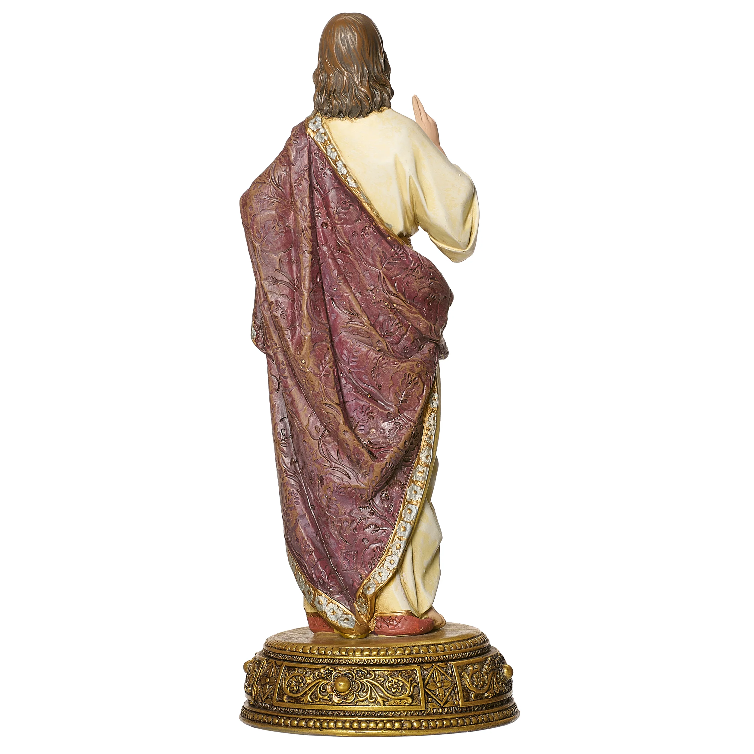 Joseph's Studio Heavenly Protectors Sacred Heart of Jesus Figure - Renaissance Collection - Image 3