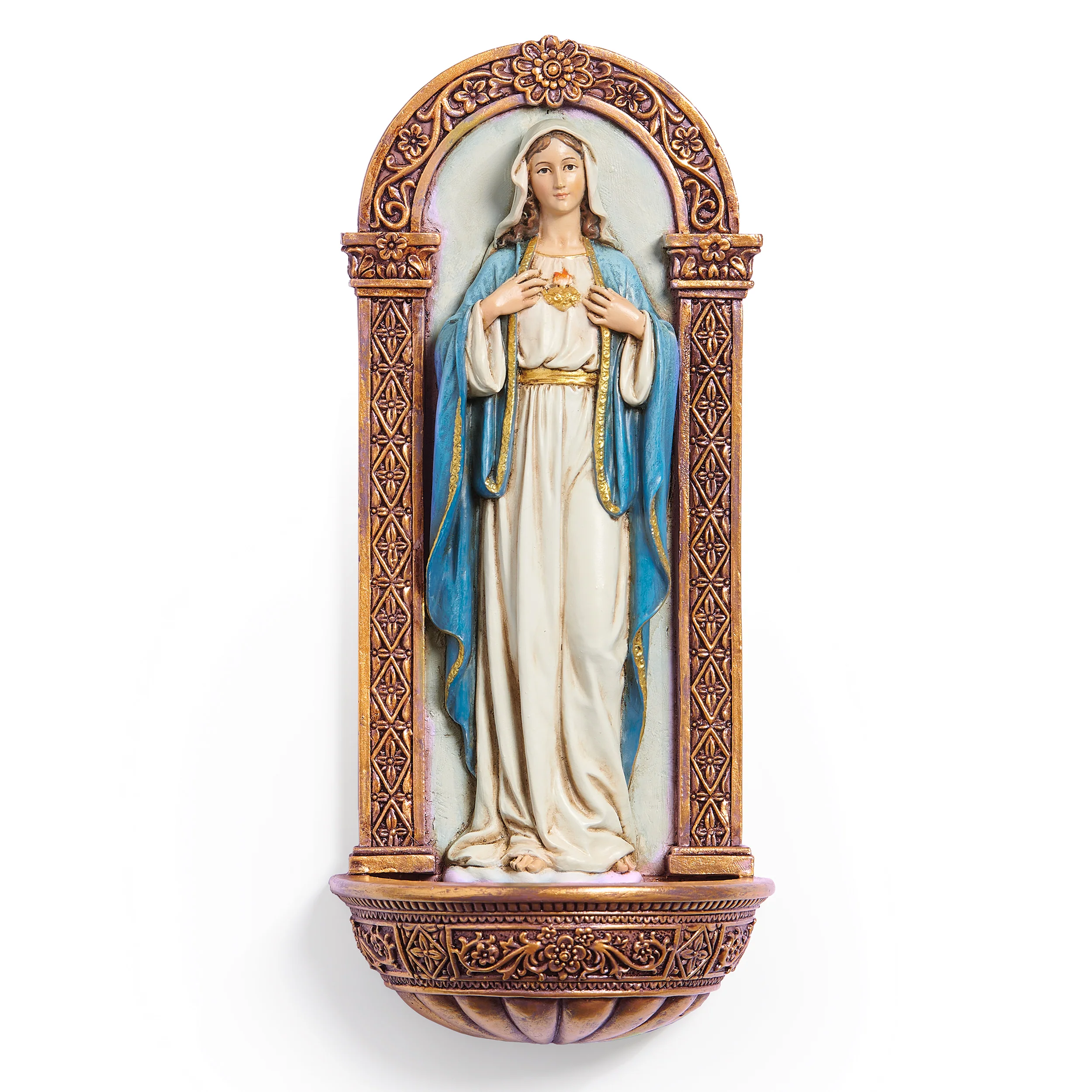 Joseph's Studio Immaculate Heart of Mary Holy Water Font – Renaissance Collection