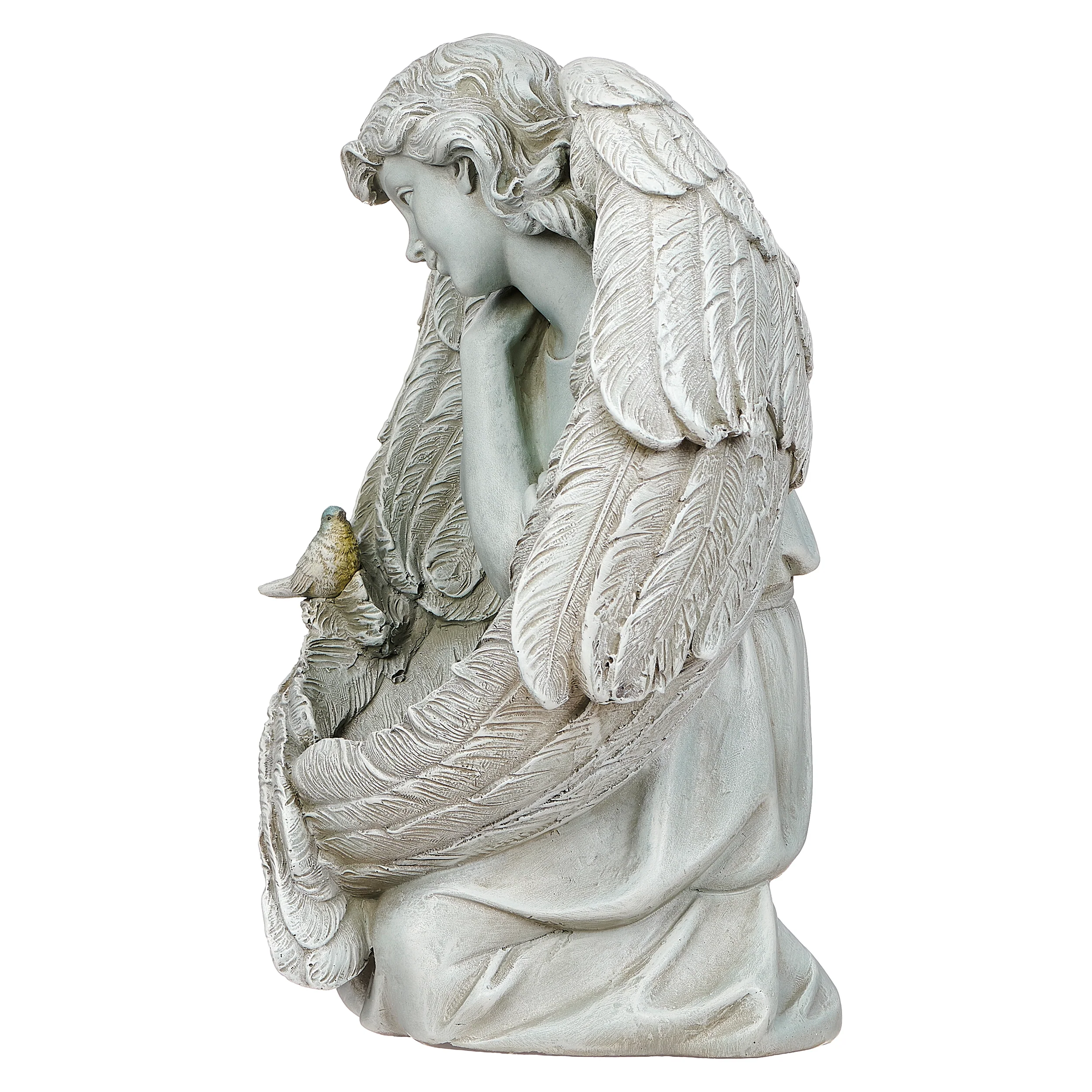 Joseph's Studio Kneeling Angel Bird Feeder Garden Statue - Image 4