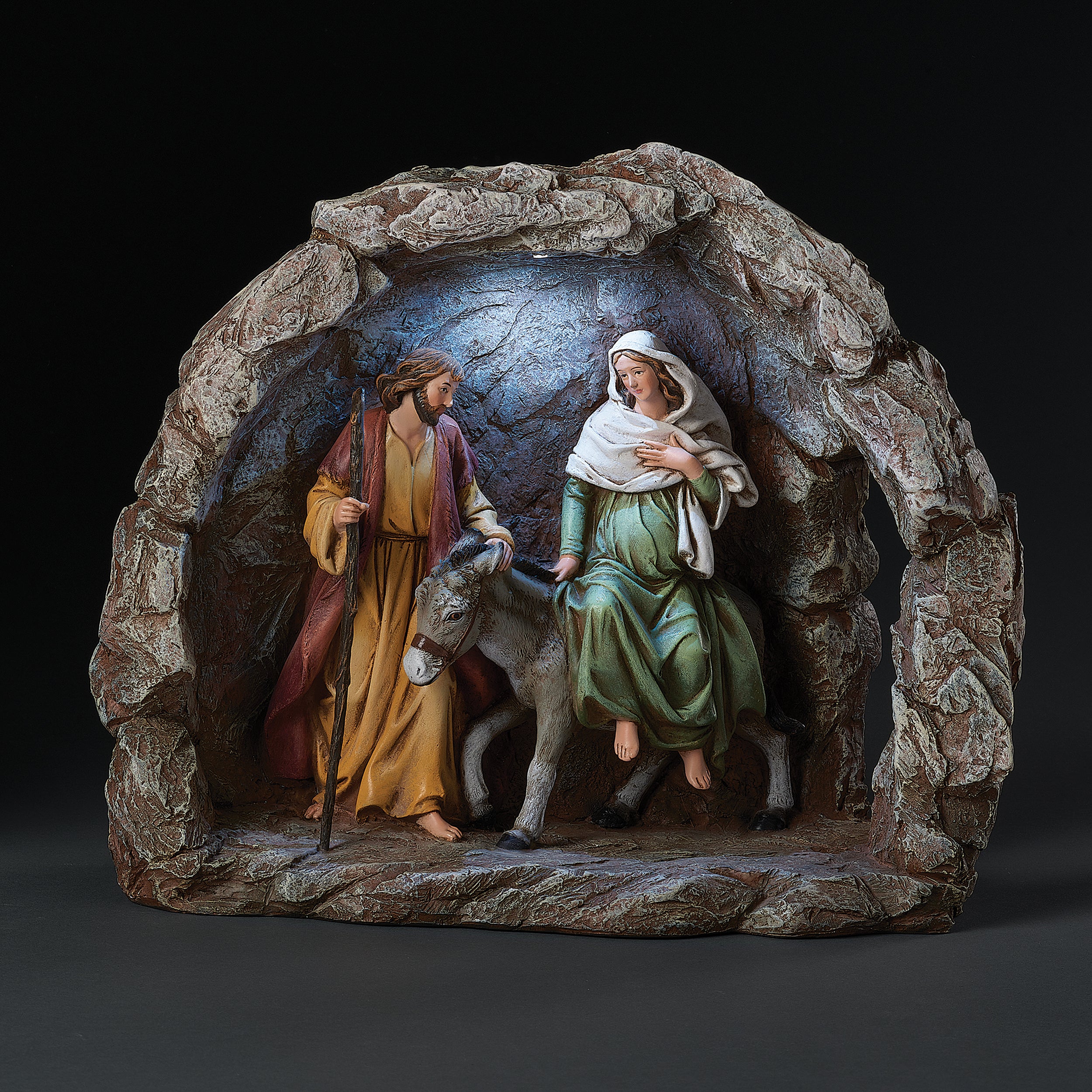 Joseph's Studio Lighted Las Posadas Figure - Renaissance Collection