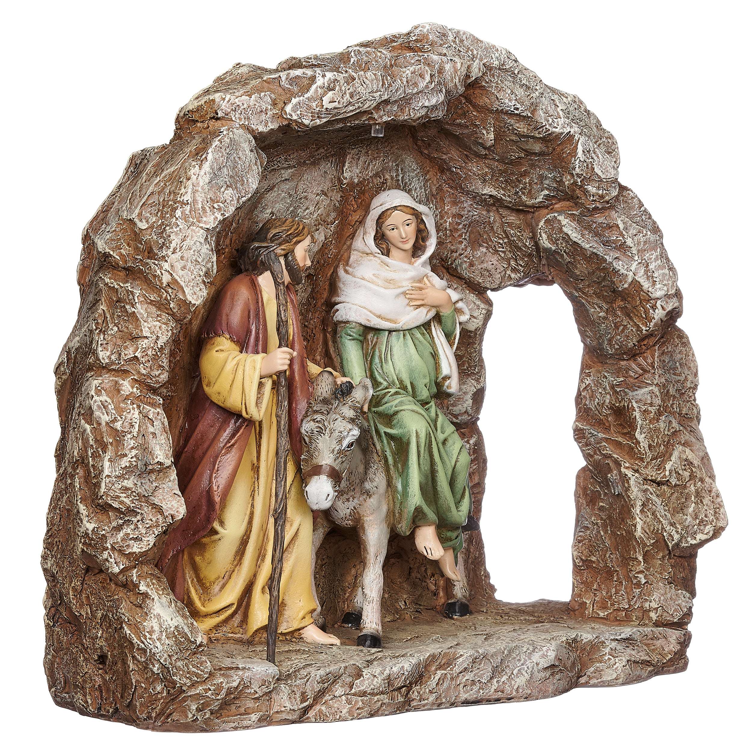 Joseph's Studio Lighted Las Posadas Figure - Renaissance Collection - Image 2