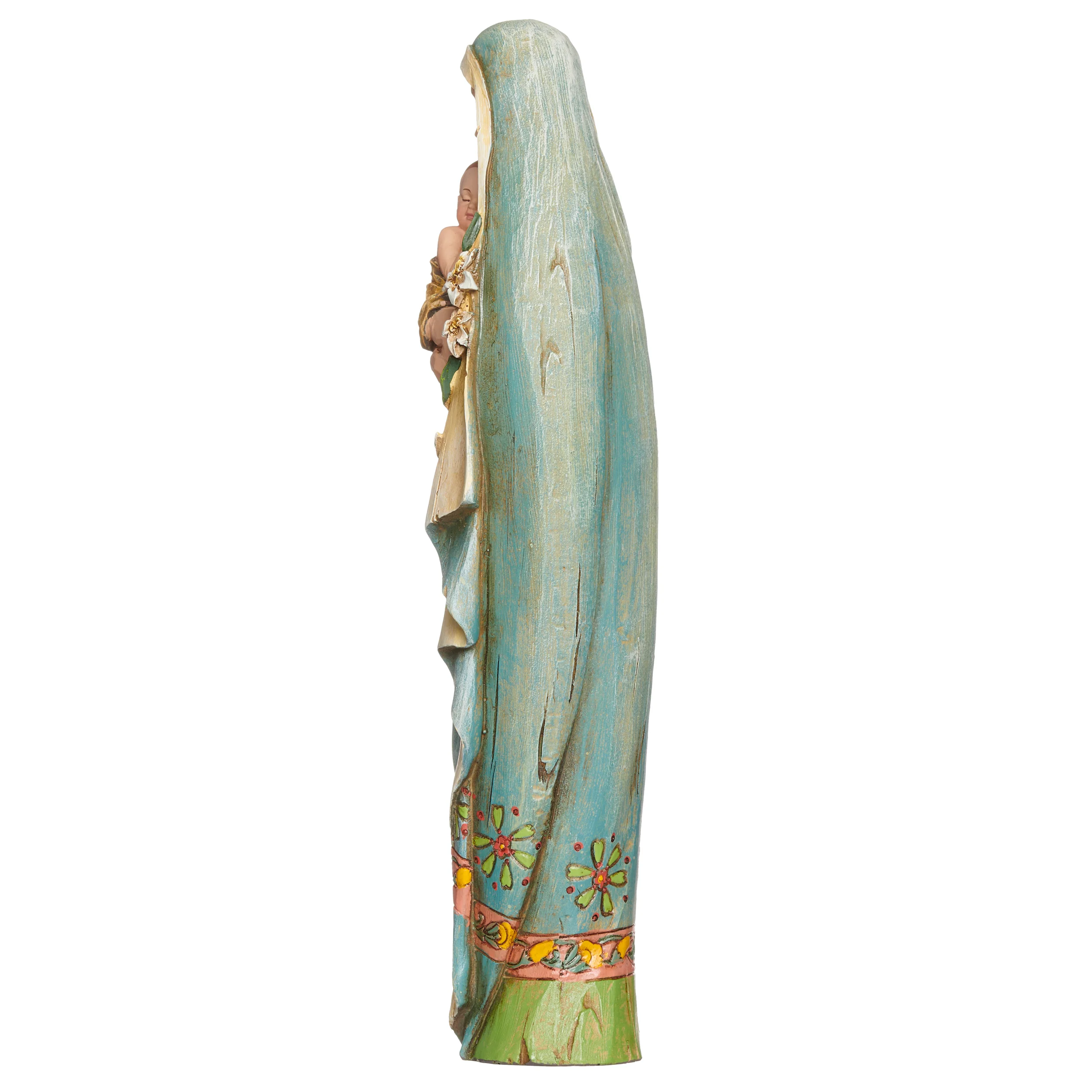 Joseph's Studio Madonna & Child with Lily Figure - Renaissance Collection - Image 3