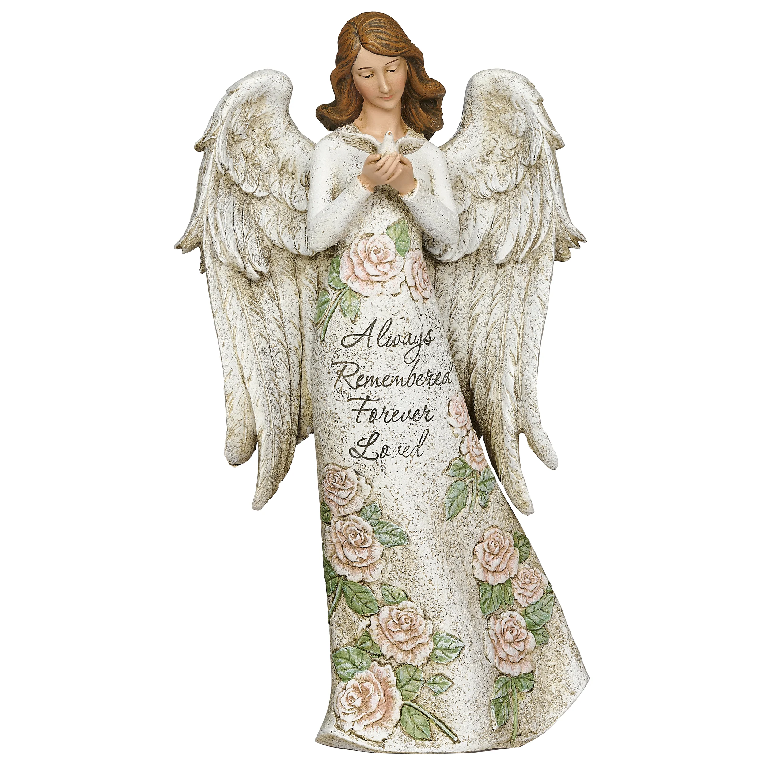 Joseph's Studio Memorial Angel with Dove Statue - Image 4