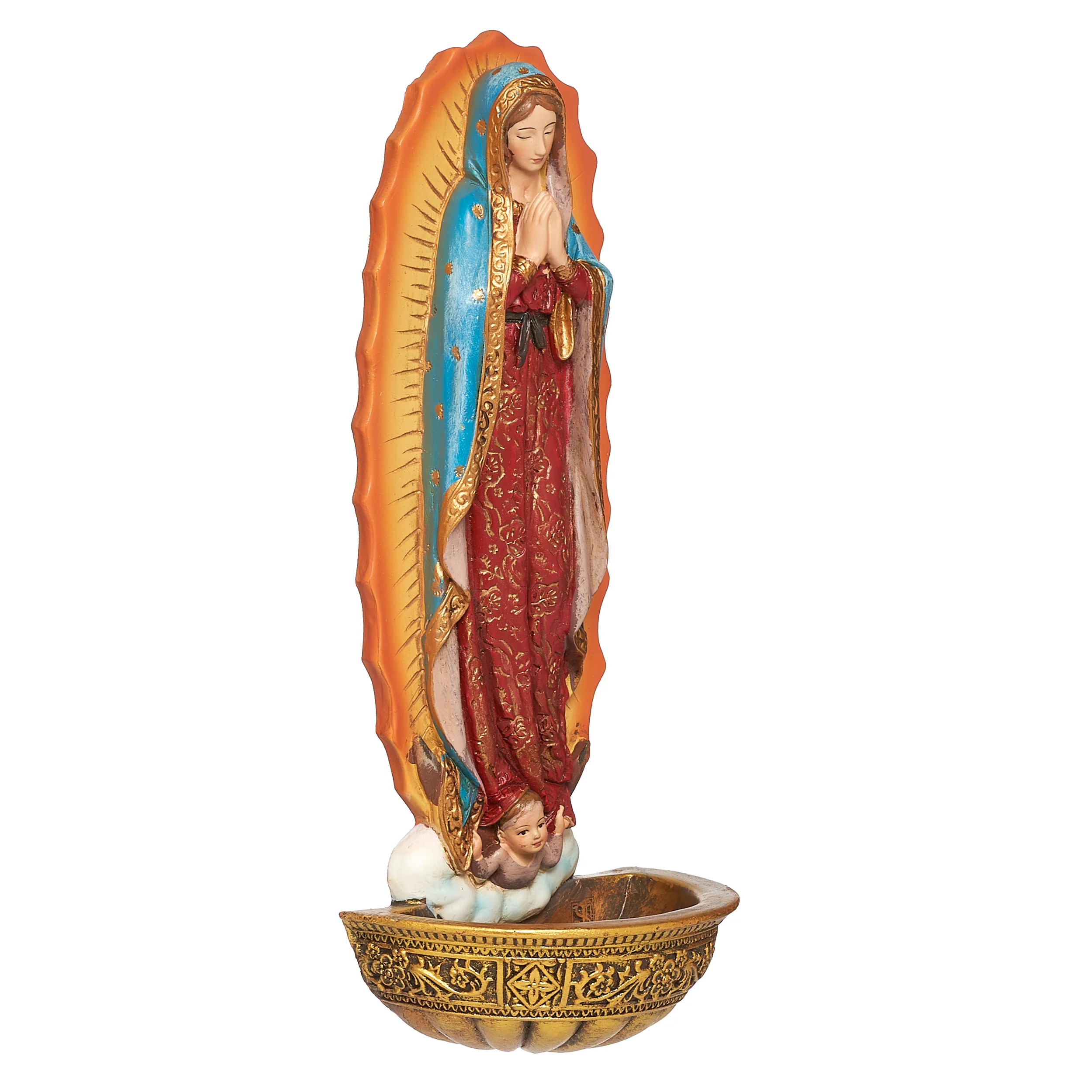 Joseph's Studio Our Lady of Guadalupe Water Font – Renaissance Collection - Image 2