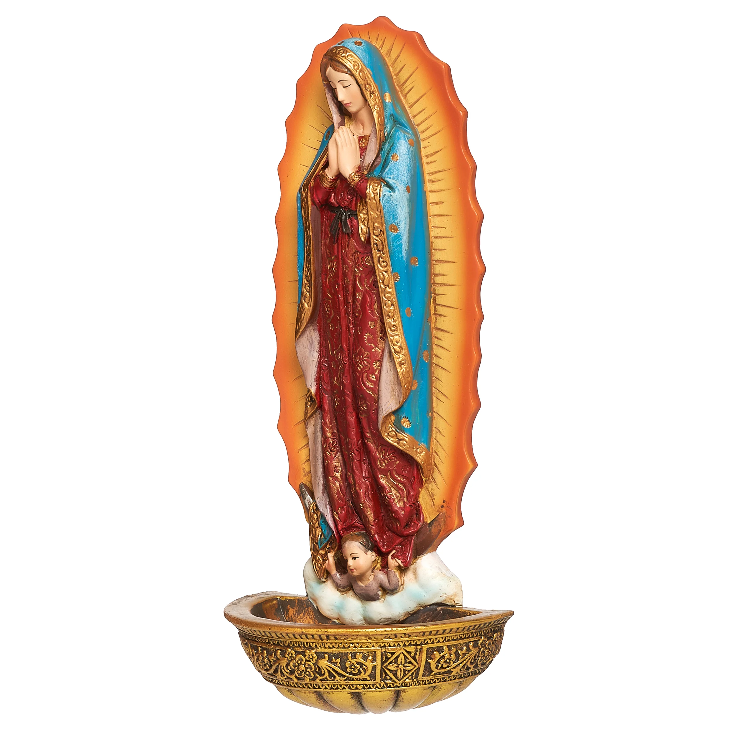 Joseph's Studio Our Lady of Guadalupe Water Font – Renaissance Collection - Image 3