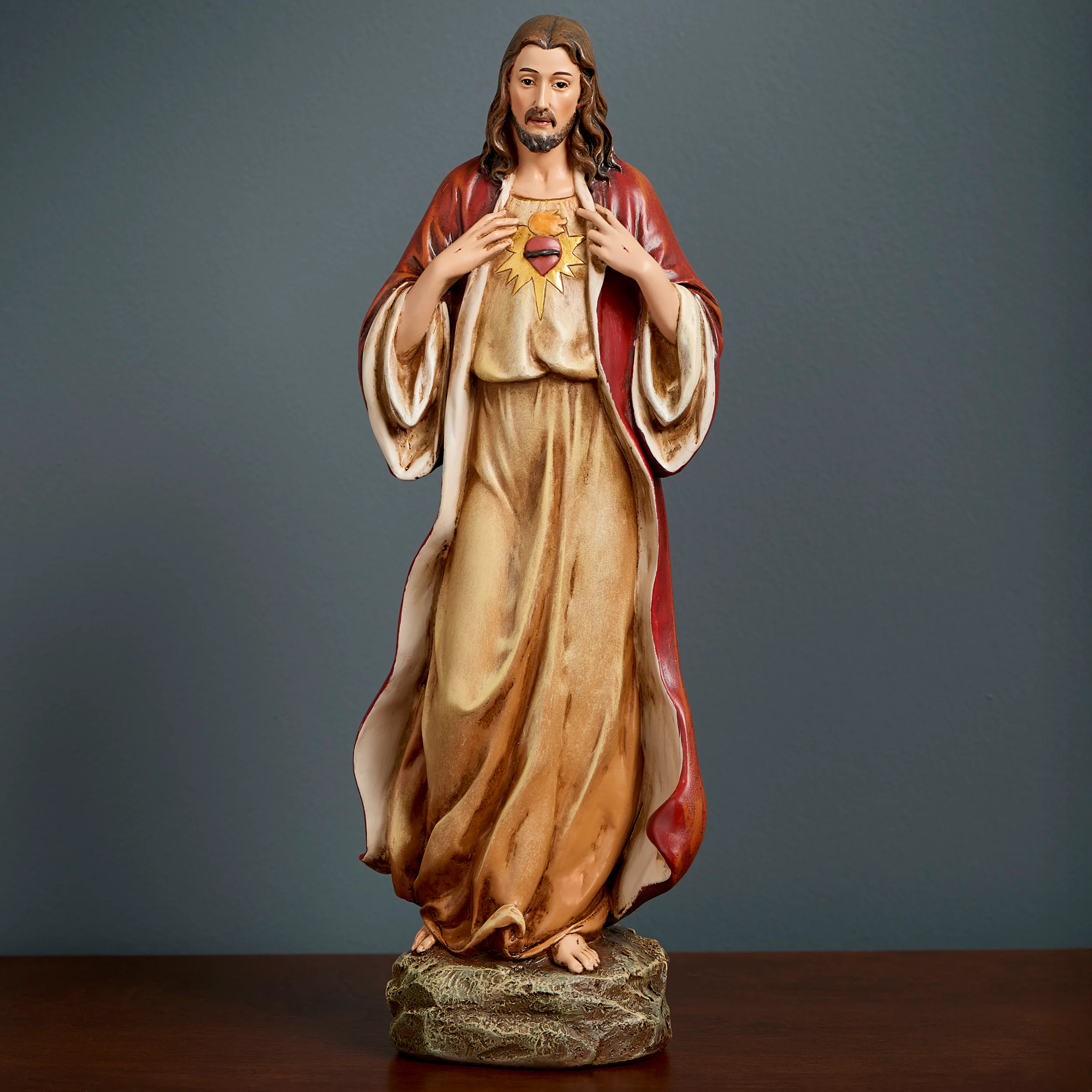 Joseph's Studio Sacred Heart of Jesus Figure - Renaissance Collection - Image 6