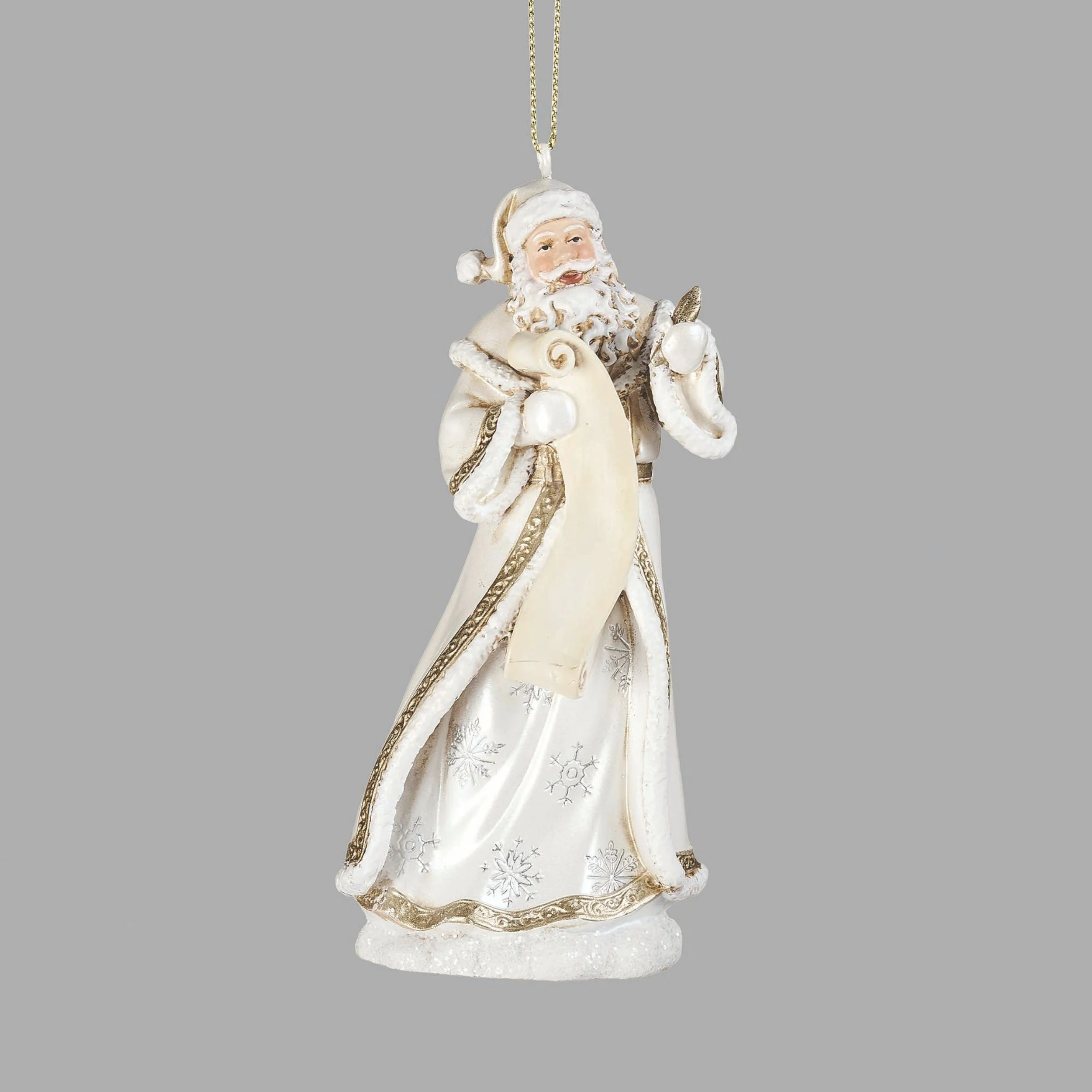 Joseph's Studio Santa Checking His List Ornament