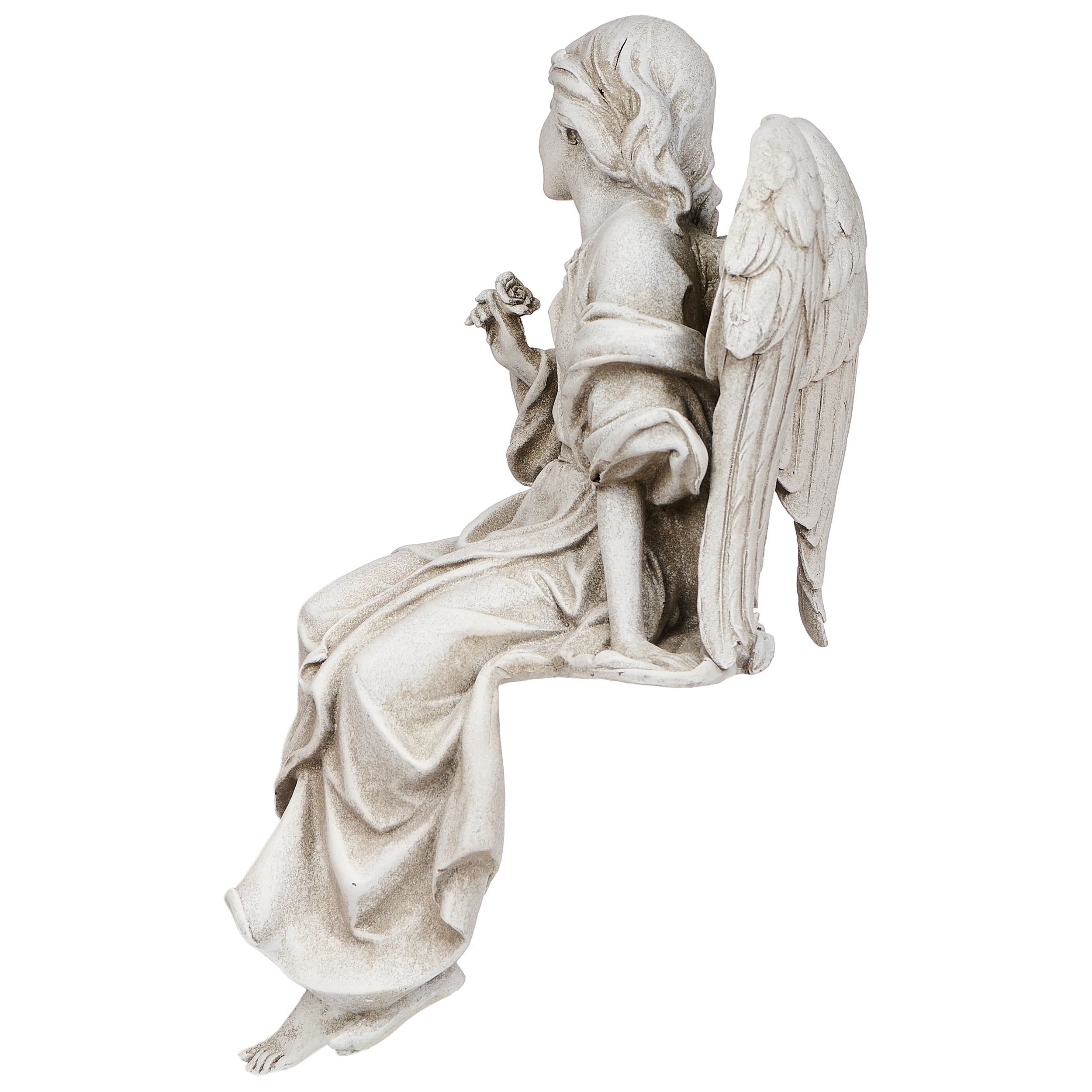 Joseph's Studio Sitting Angel Garden Statue - Image 3