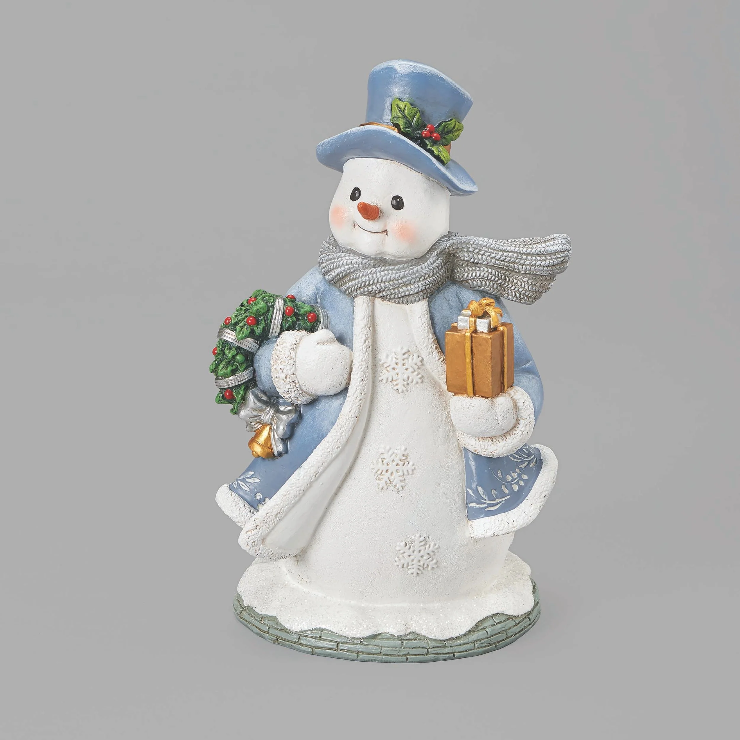 Joseph's Studio Snowman Holding Gifts Figure