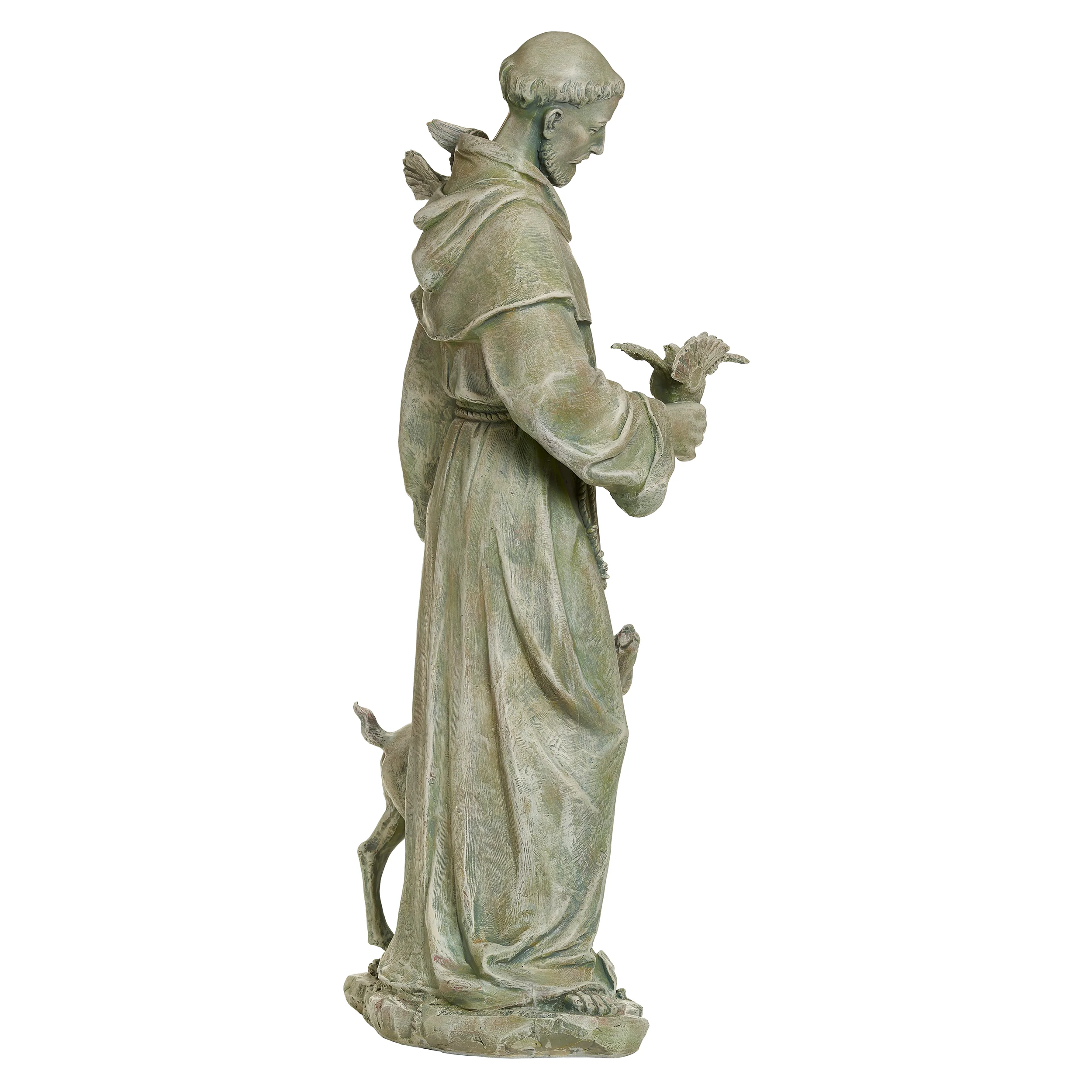 Joseph's Studio St. Francis with Deer Garden Statue - Image 2