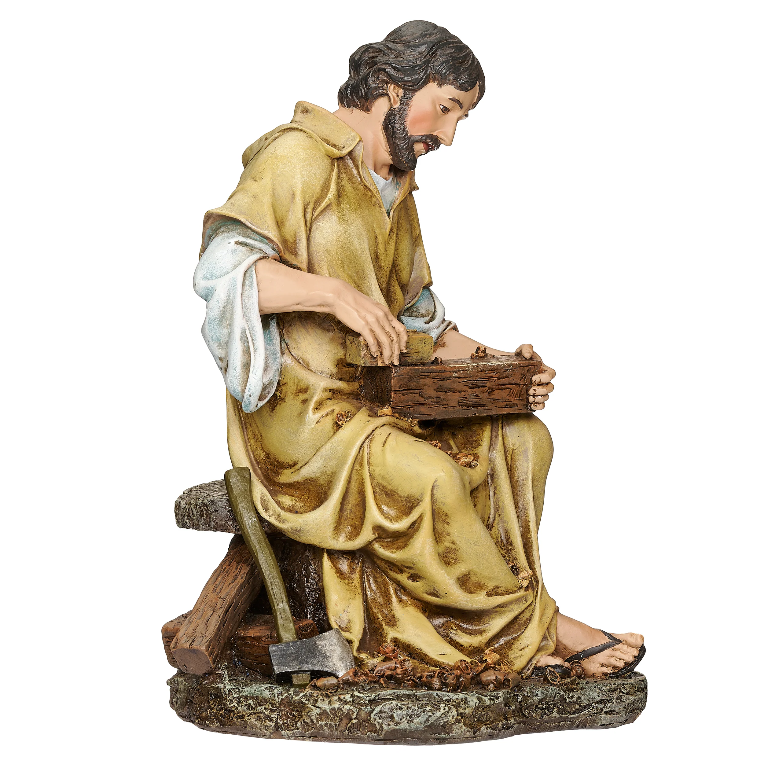 Joseph's Studio St. Joseph the Carpenter Figure - Renaissance Collection - Image 2