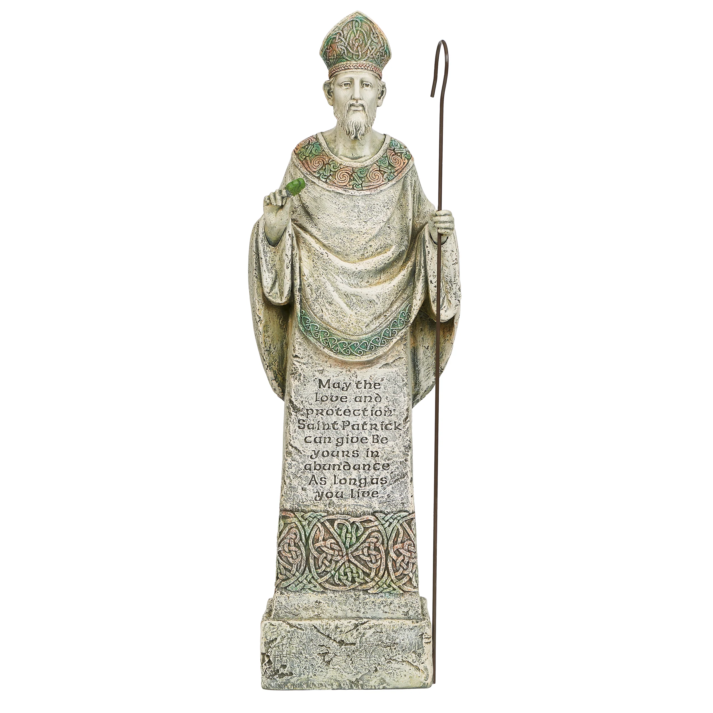 Joseph's Studio St. Patrick Garden Statue - Image 5