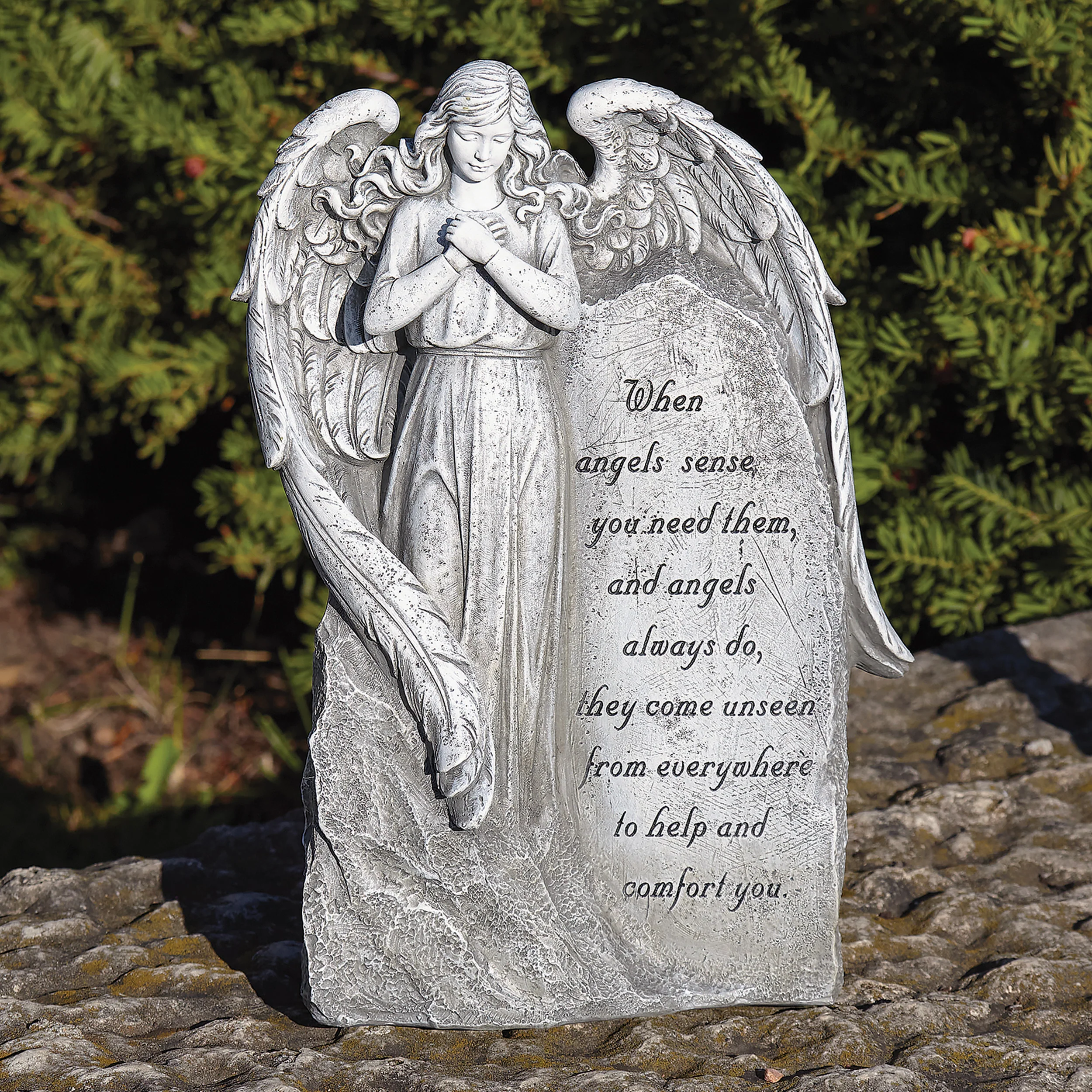 Joseph's Studio "When angels sense you" Angel Garden Statue