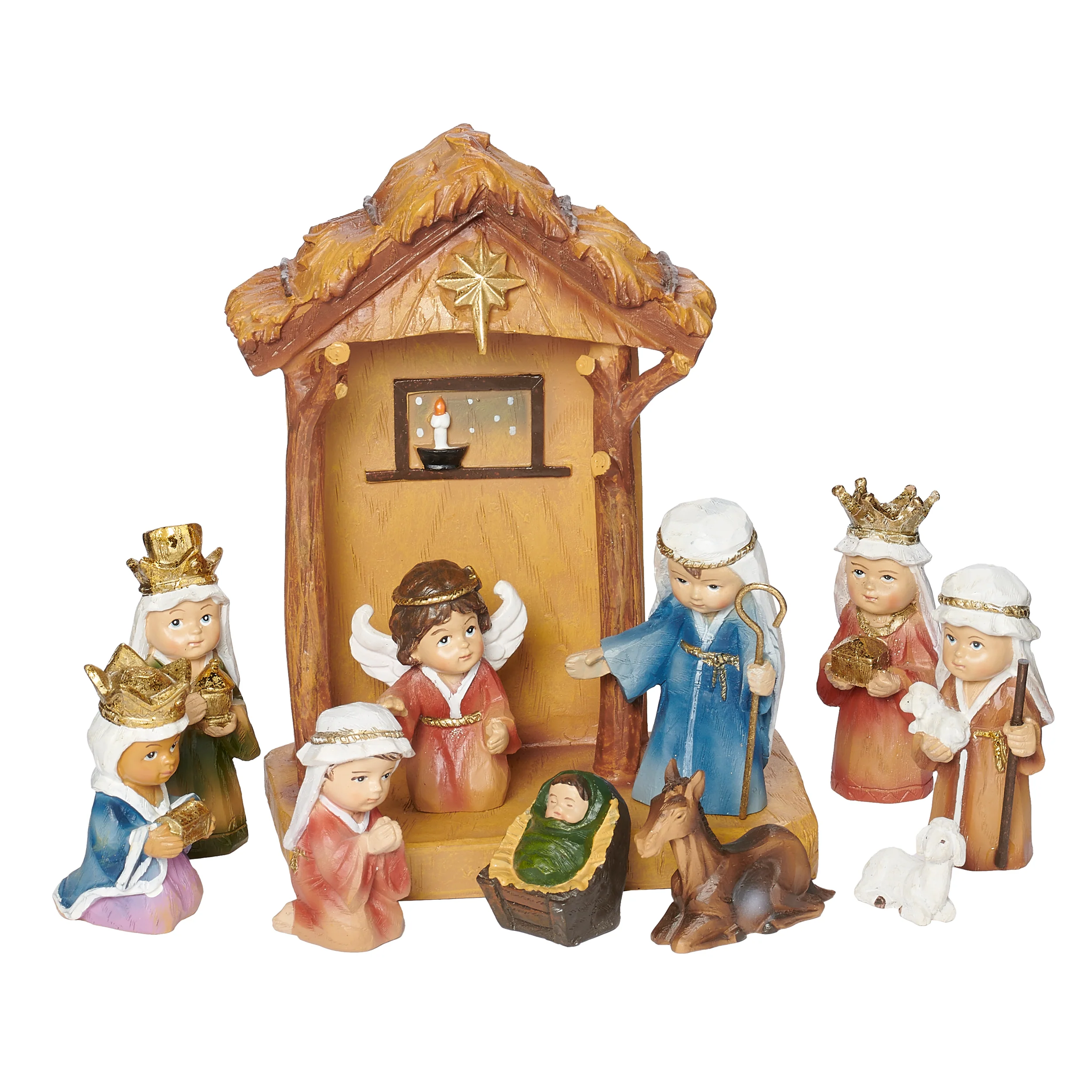 Kids Pageant Nativity Set with Stable - Image 3