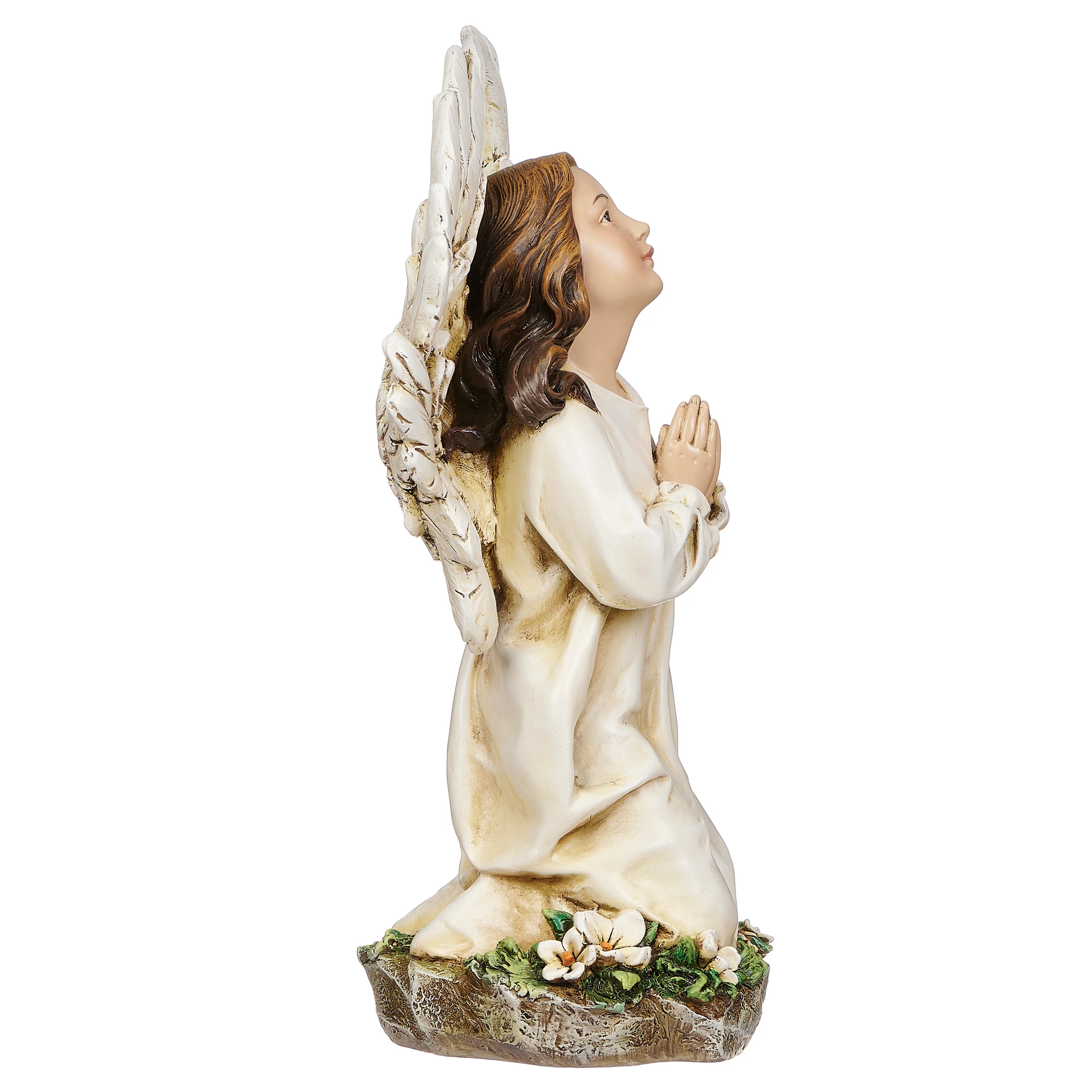 Joseph's Studio Kneeling Angel Garden Statue - Image 3