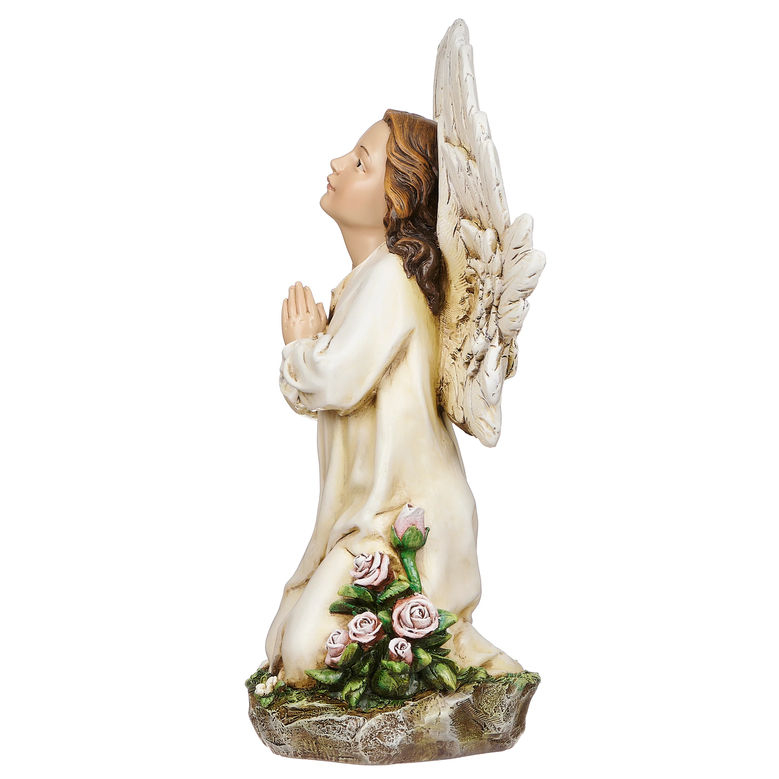 Joseph's Studio Kneeling Angel Garden Statue - Image 4