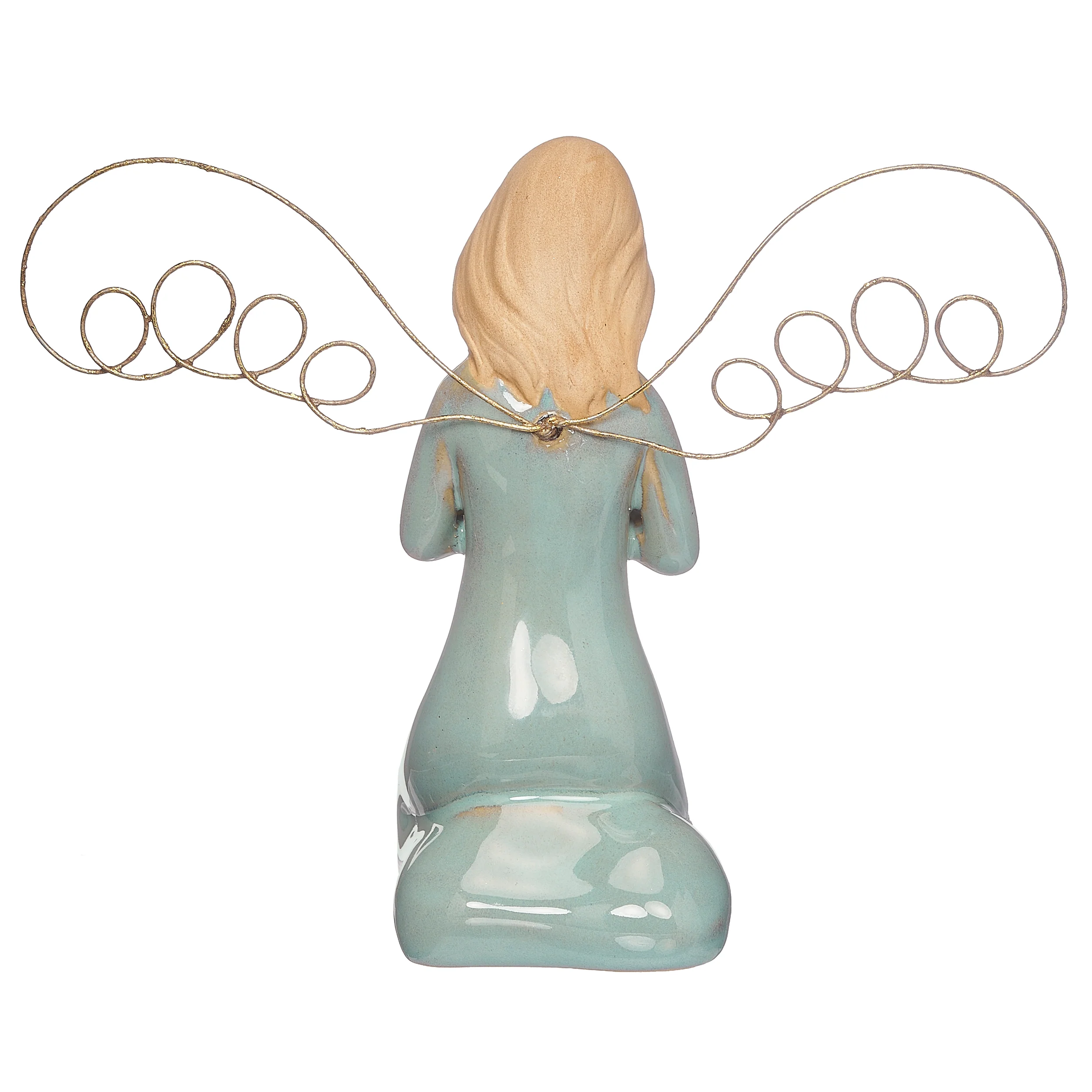 Kneeling Praying Angel Figure - Image 3