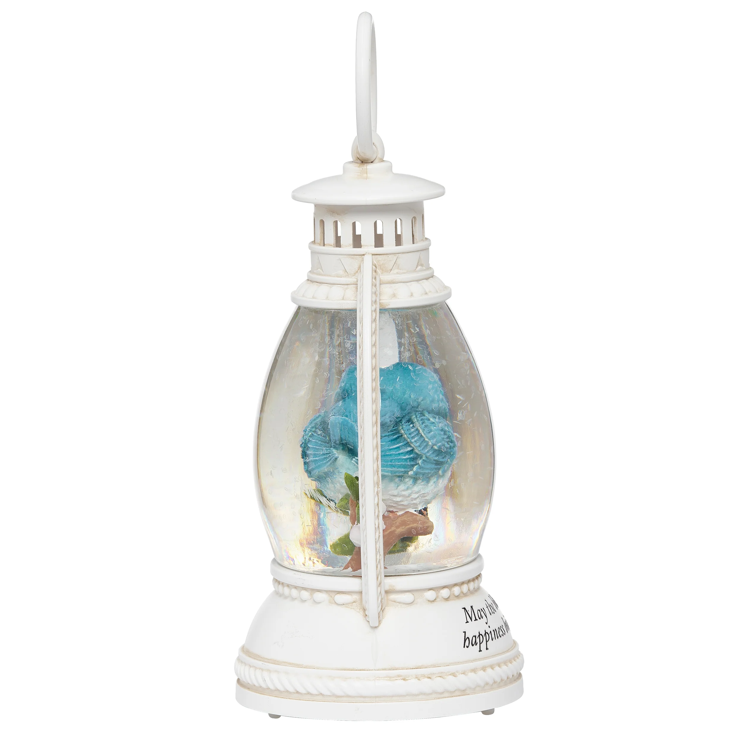 Lighted Bluebird of Happiness Shimmer Lantern - Image 3
