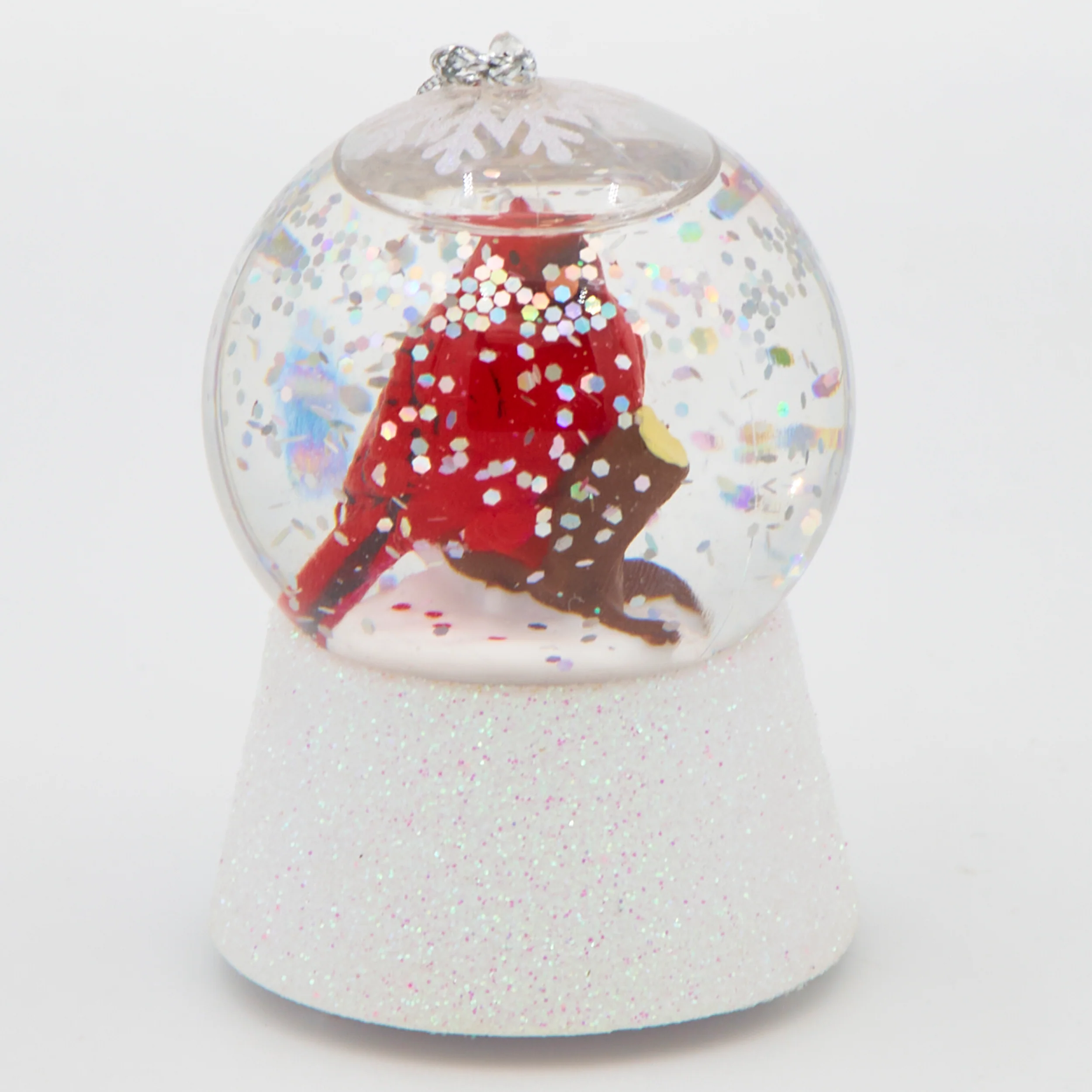 Lighted Cardinal Waterglobe Ornament – Merry Lites - Image 2