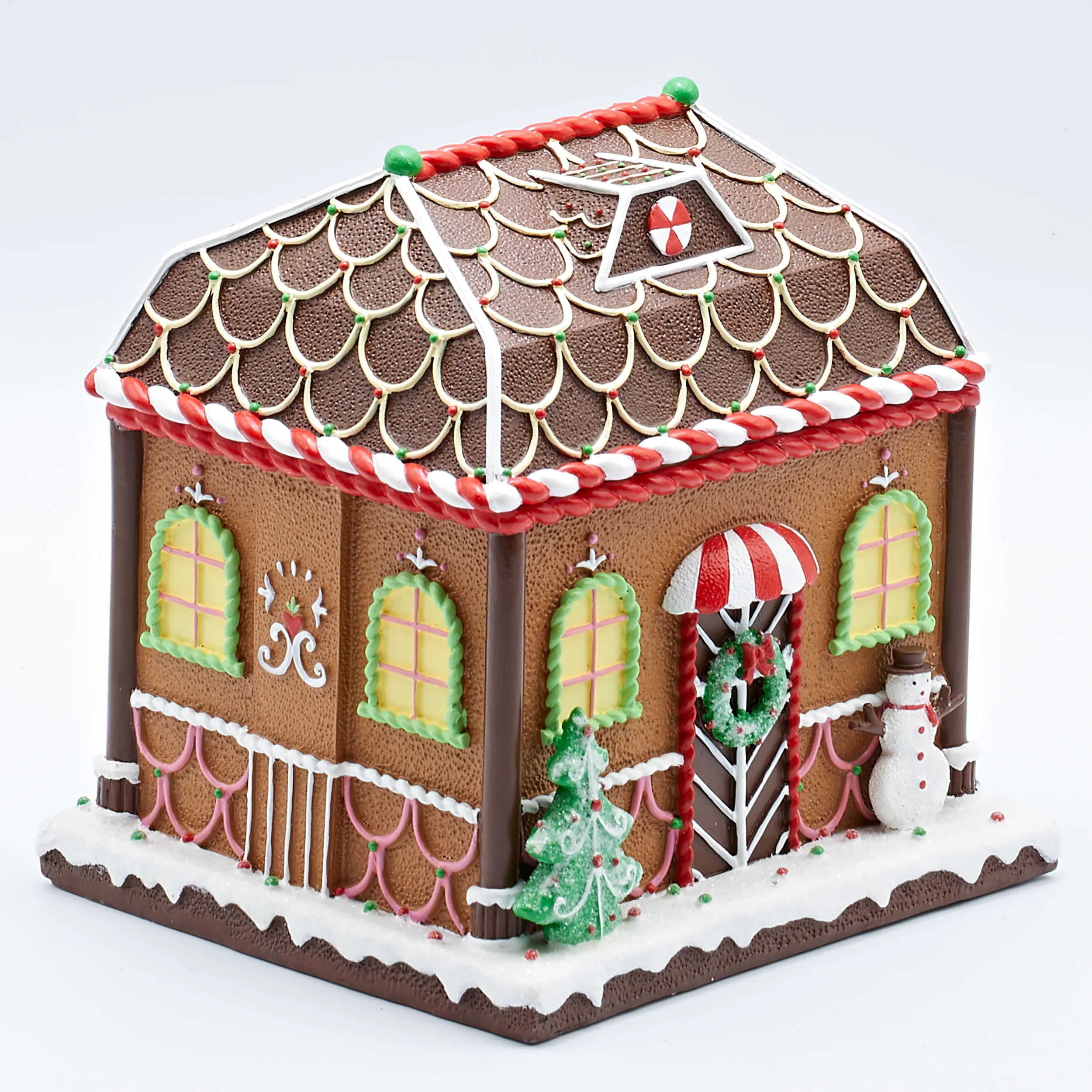 Amusements Gingerbread House Box Lighted Musical with Rotating Figures - Image 2