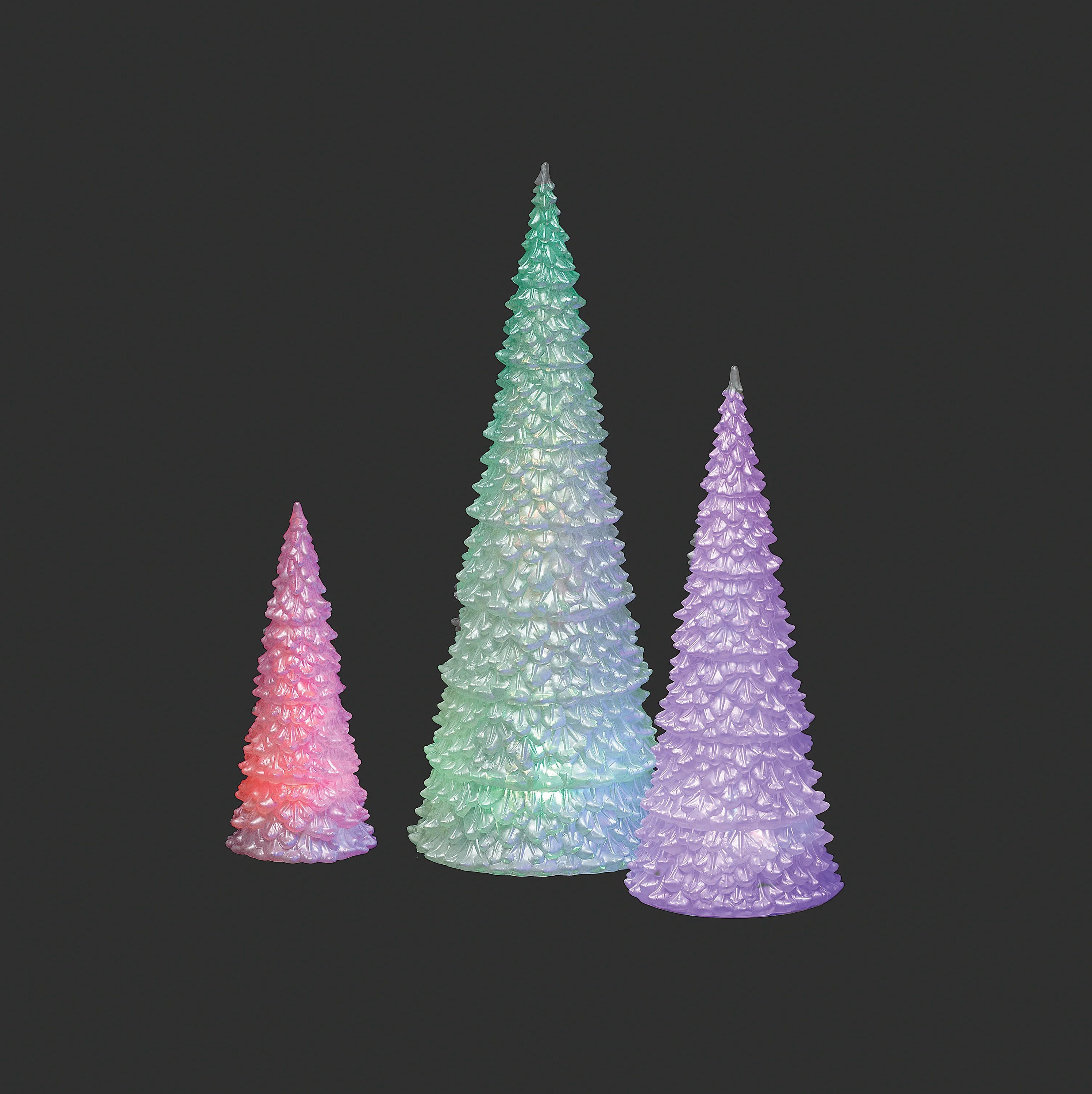 Lighted Pearlized Tree Set - Image 2