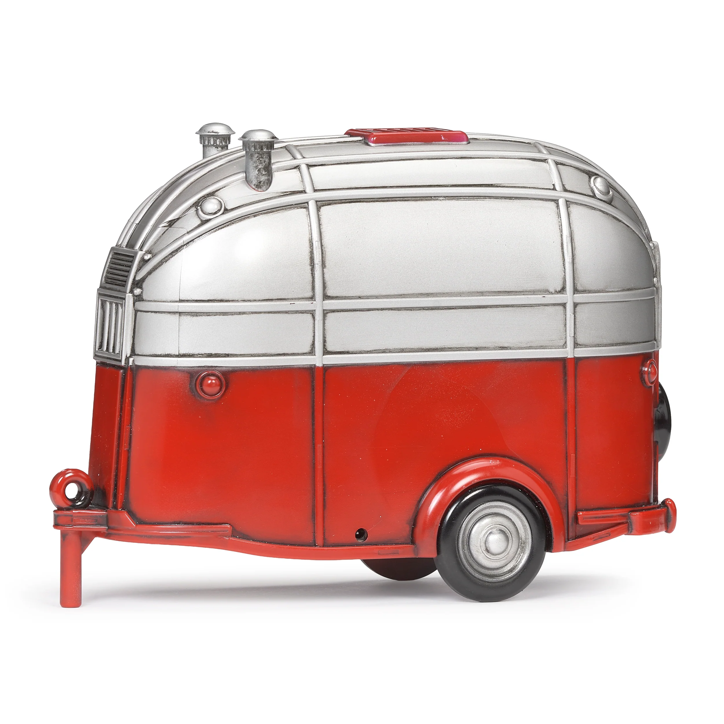 Confetti Lites Lighted Swirl Vintage Camper with Santa & Reindeer Campfire - Image 5