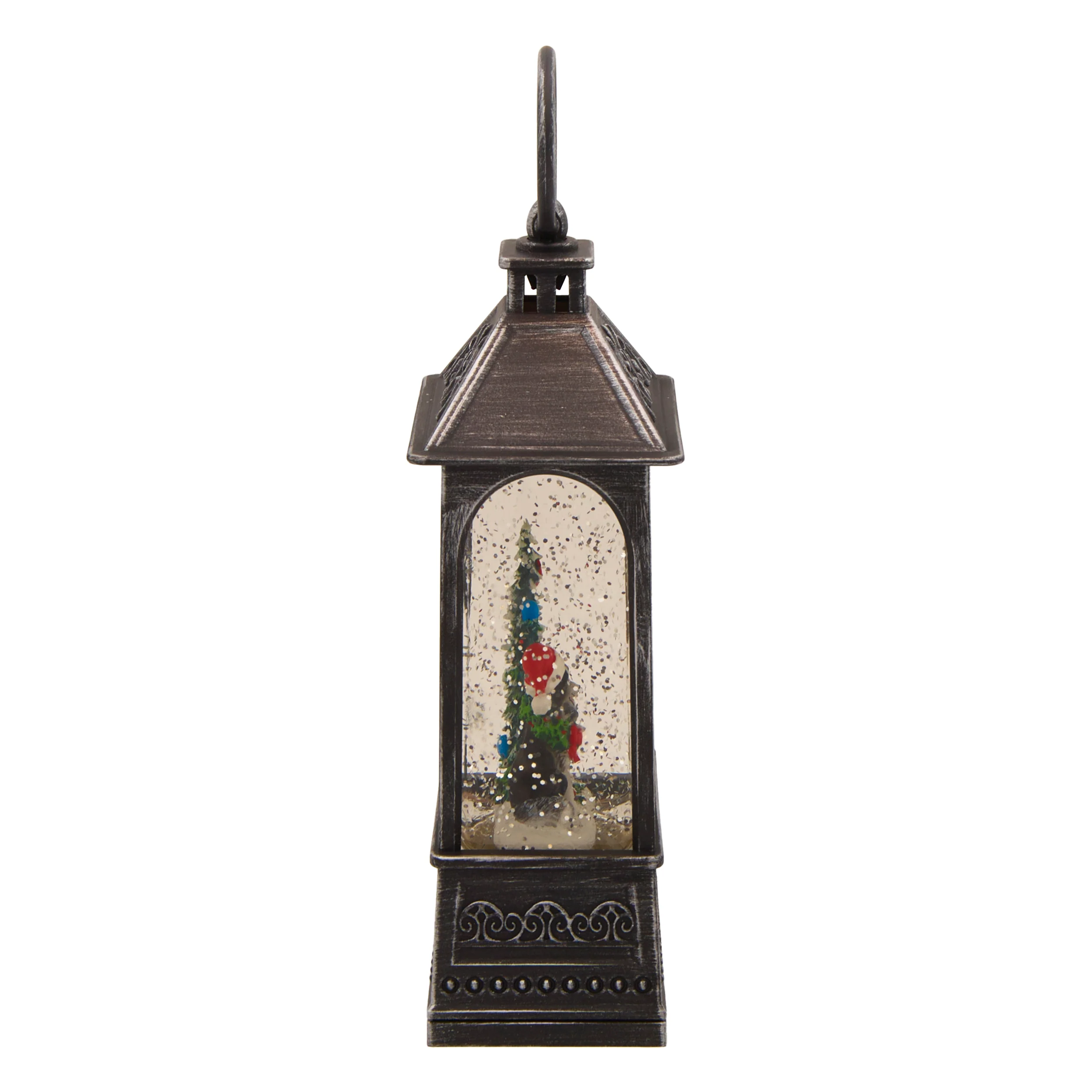 Confetti Lites Lighted Swirl Dog Lantern with Christmas Tree - Image 3