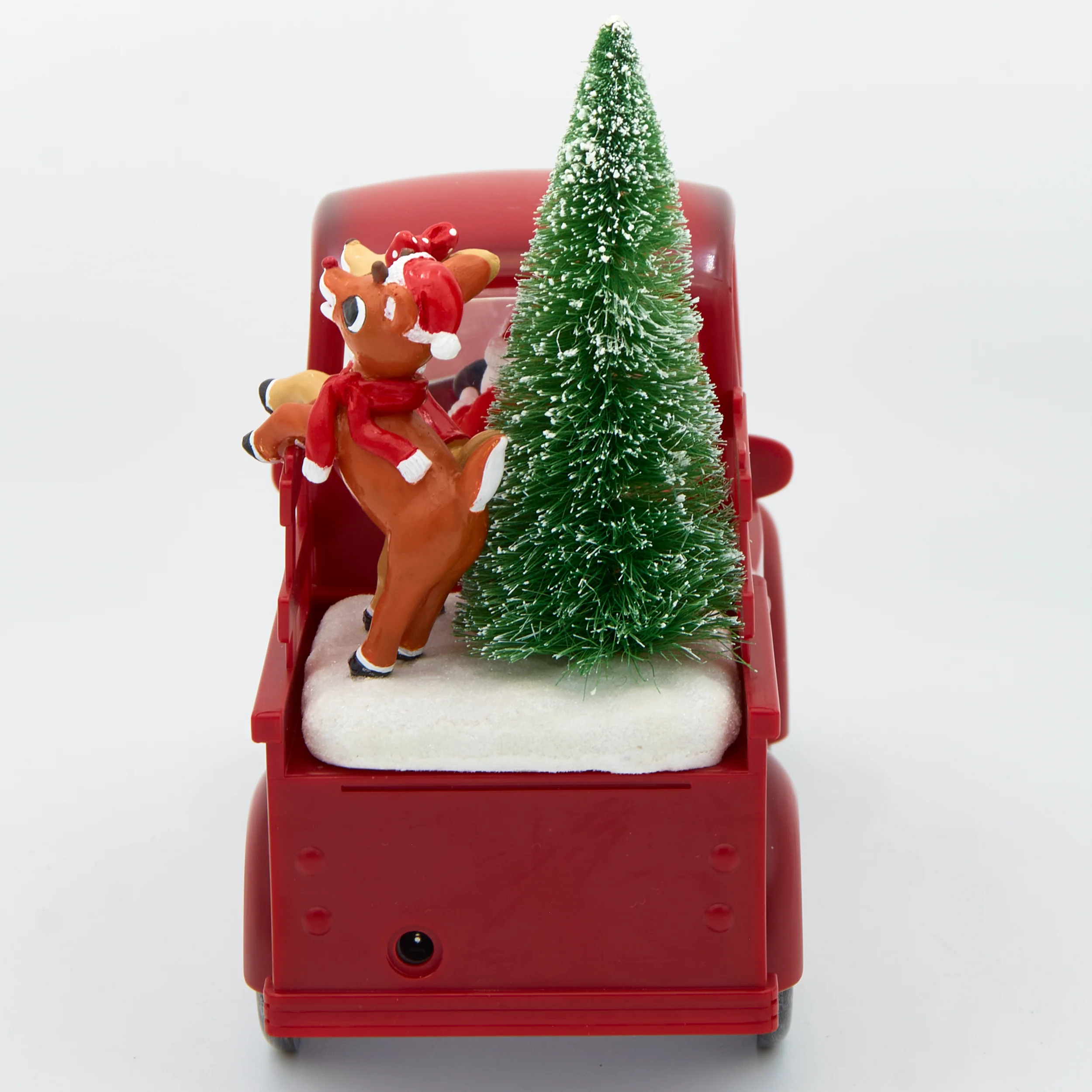 Rudolph Lighted Swirl Santa with Red Truck Confetti Lites - Image 3