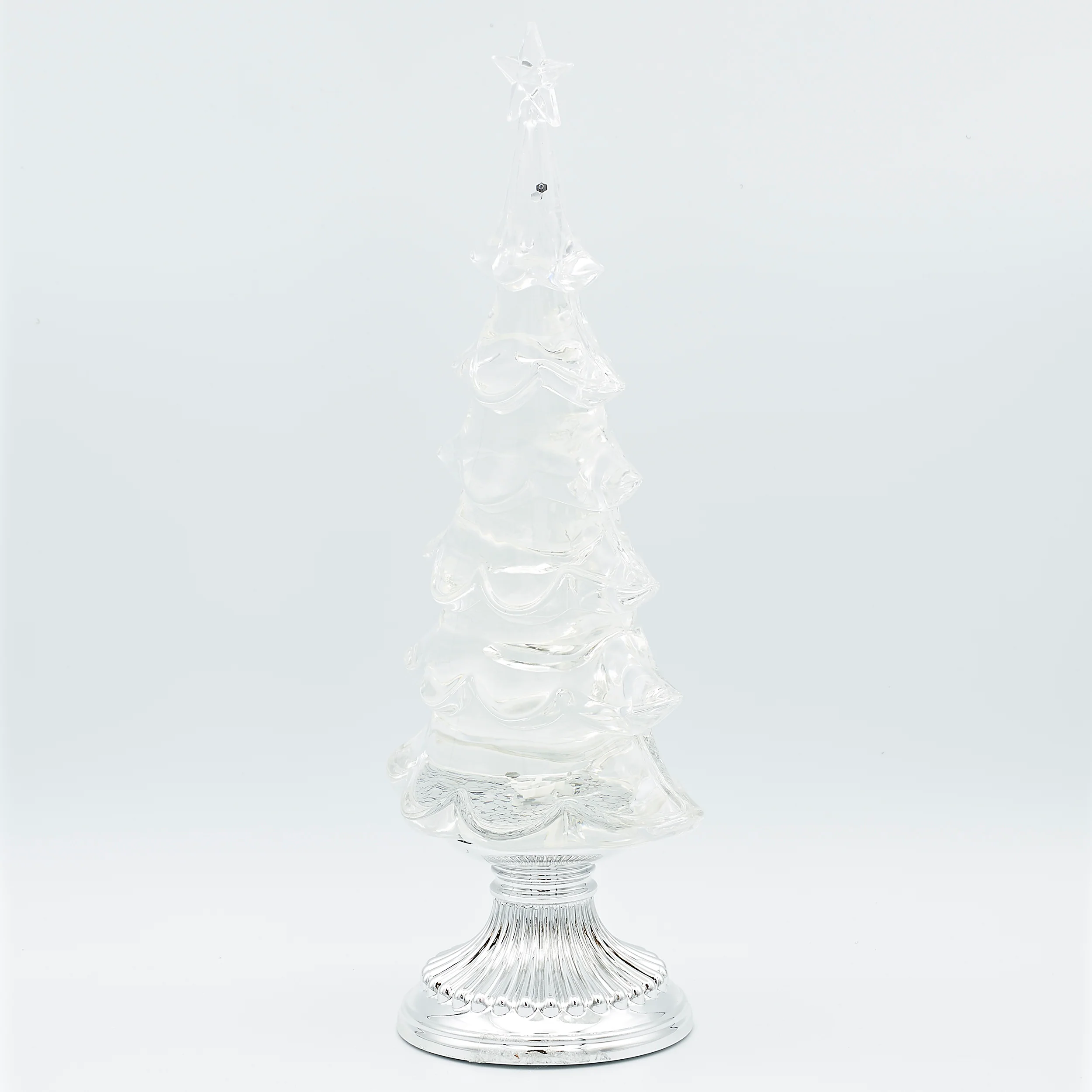 Confetti Lites Lighted Swirl 6 Tier Tree with Large Glitter - Image 2