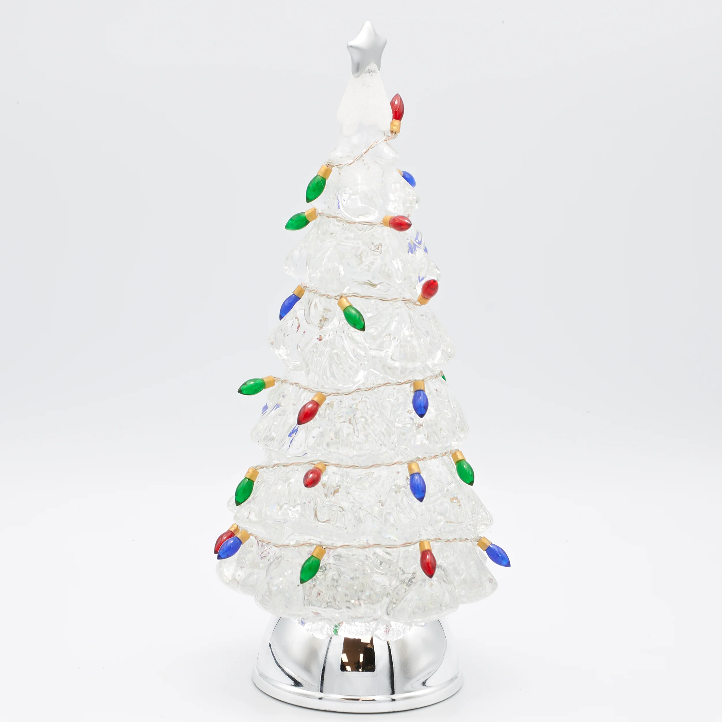 Confetti Lites Lighted Swirl Tree with Multi Colored Bulbs - Image 3