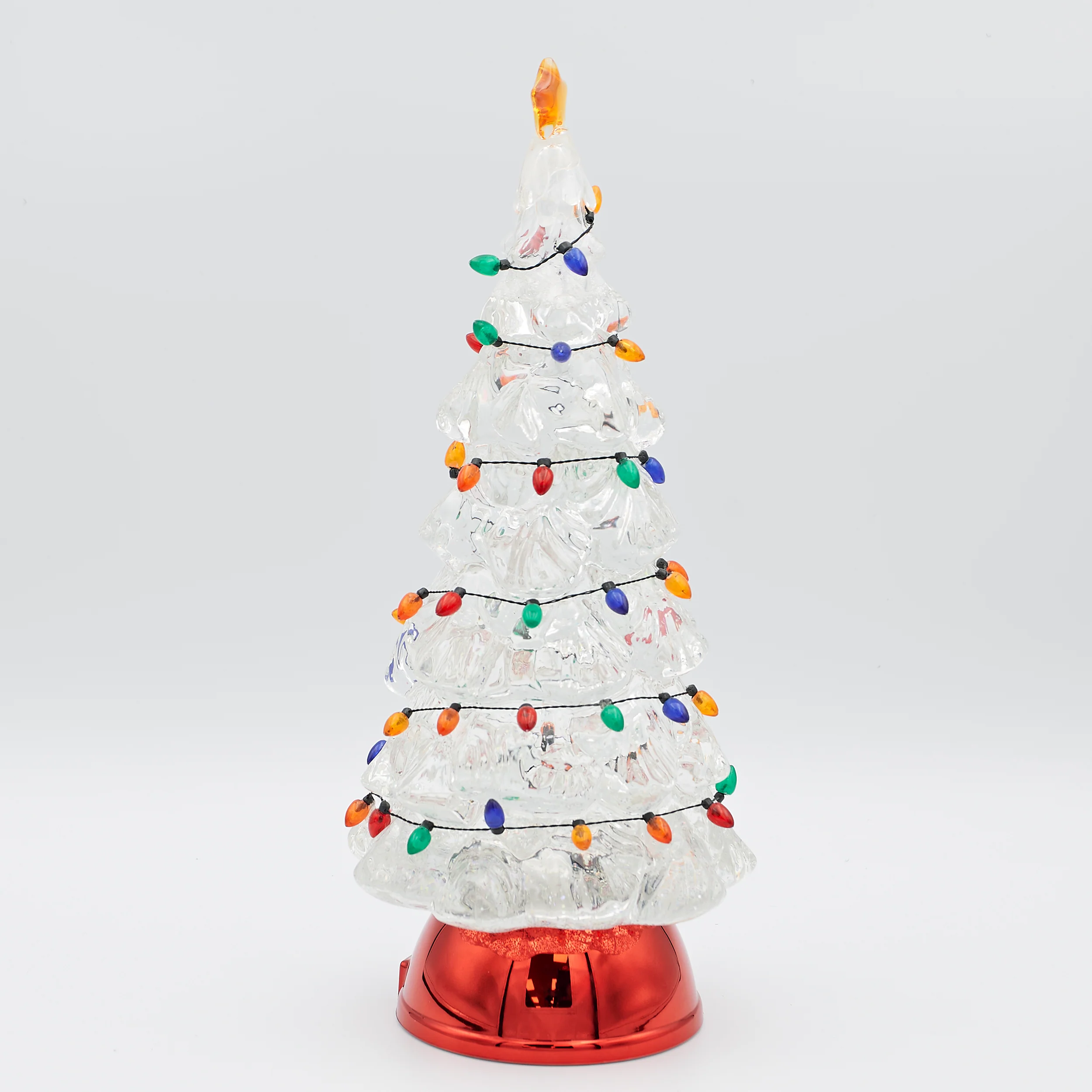 Confetti Lites Lighted Swirl Tree with Multi-Colored Bulbs - Image 2
