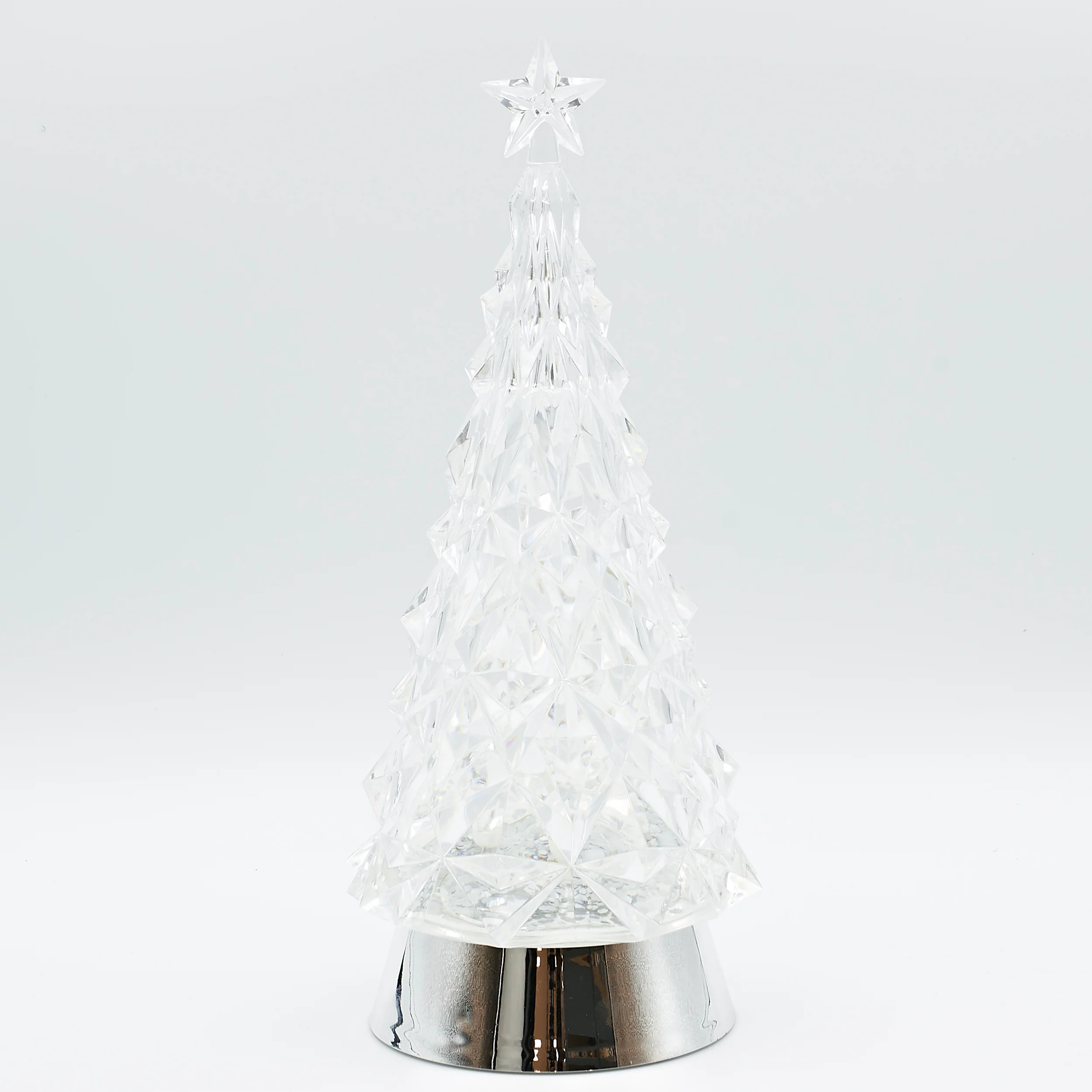 Confetti Lites Lighted Swirl Tree with Multi Colored Lights and Silver Base - Image 2