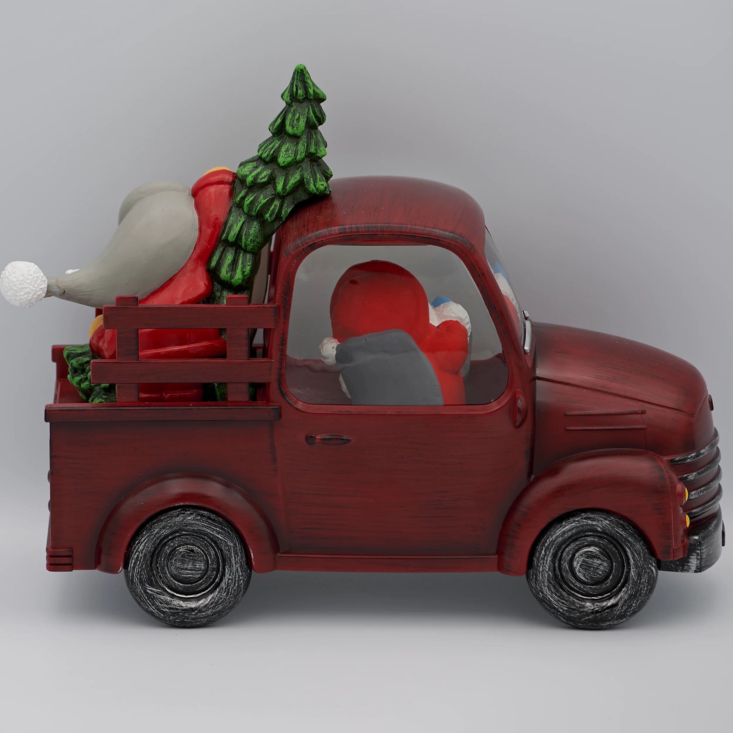 Confetti Lites Lighted Swirl Vintage Truck with Gnomes & Christmas Tree - Image 3