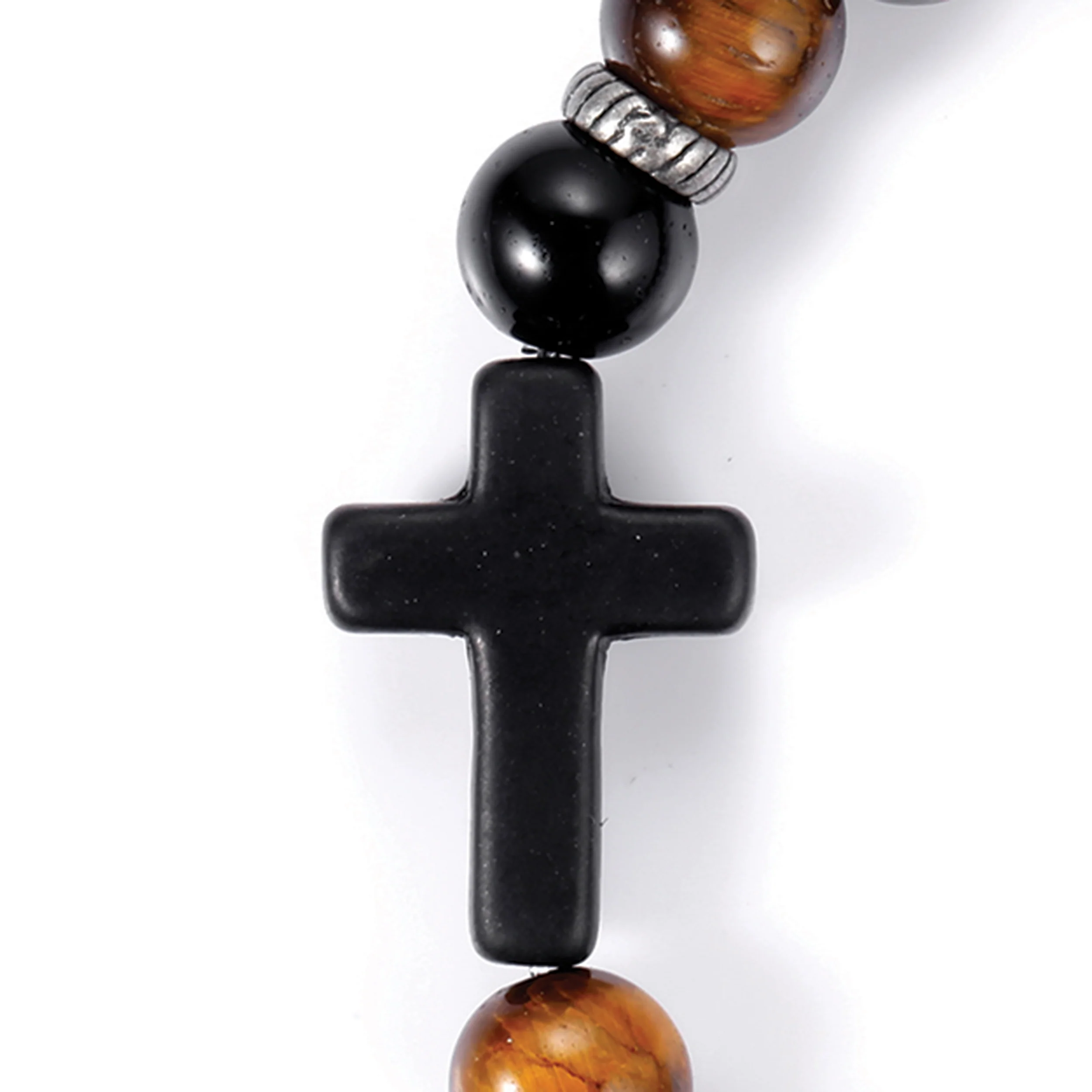 Alexa's Angels Men's Faith Bracelet – Onyx and Tiger Eye - Image 2