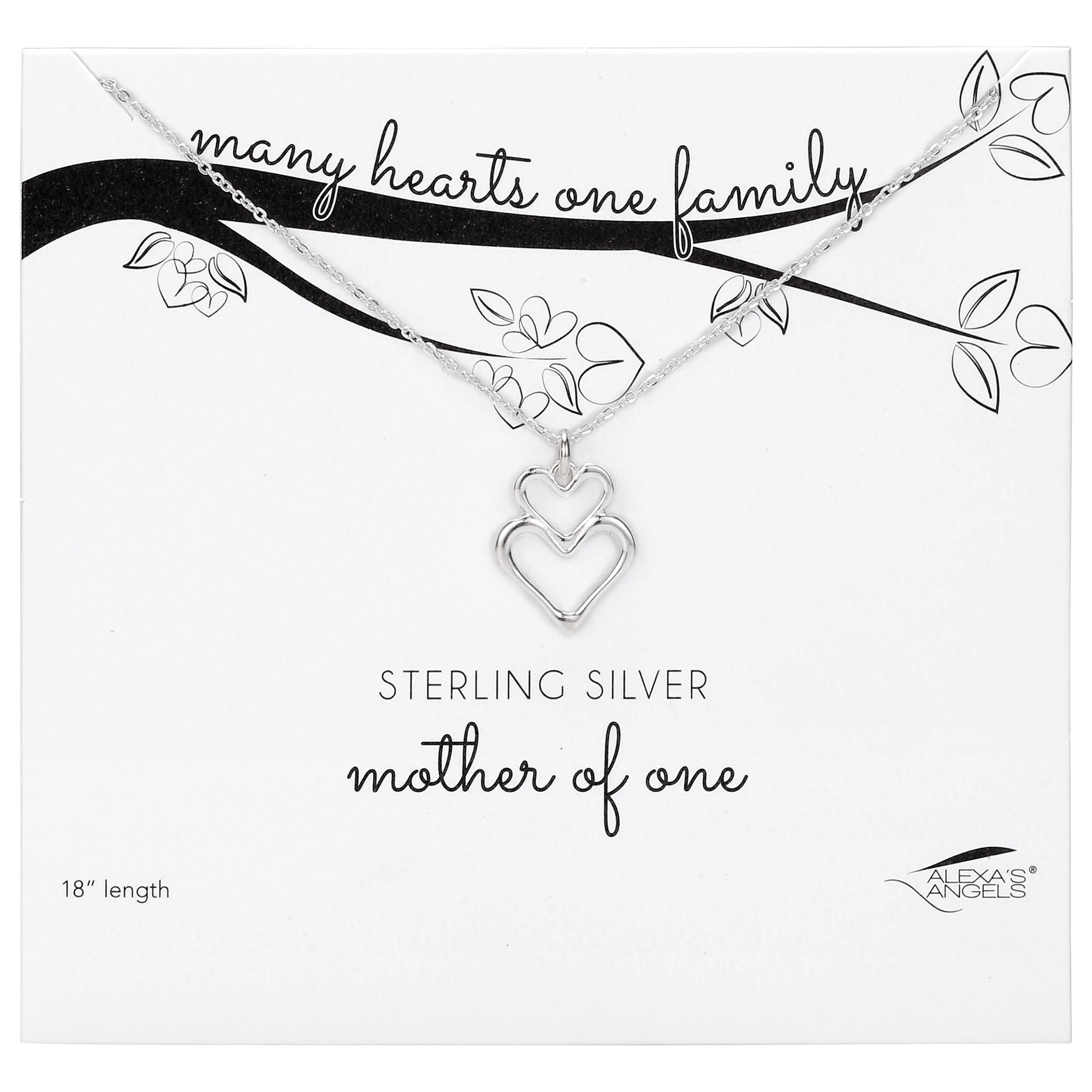 Alexa's Angels Many Hearts Necklace – Mother of One - Image 2