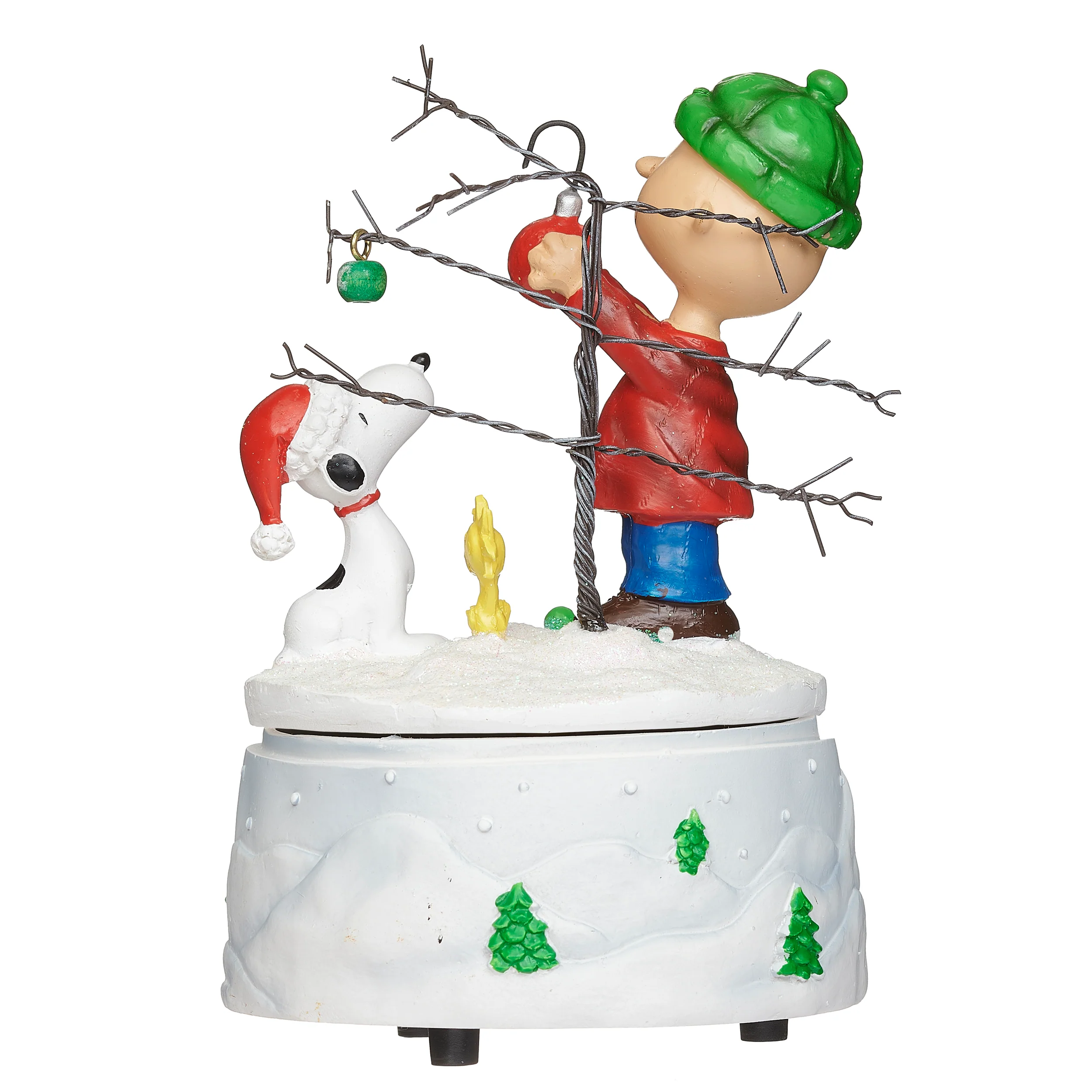 Peanuts Musical Rotating Charlie Brown, Snoopy & Woodstock - Image 3