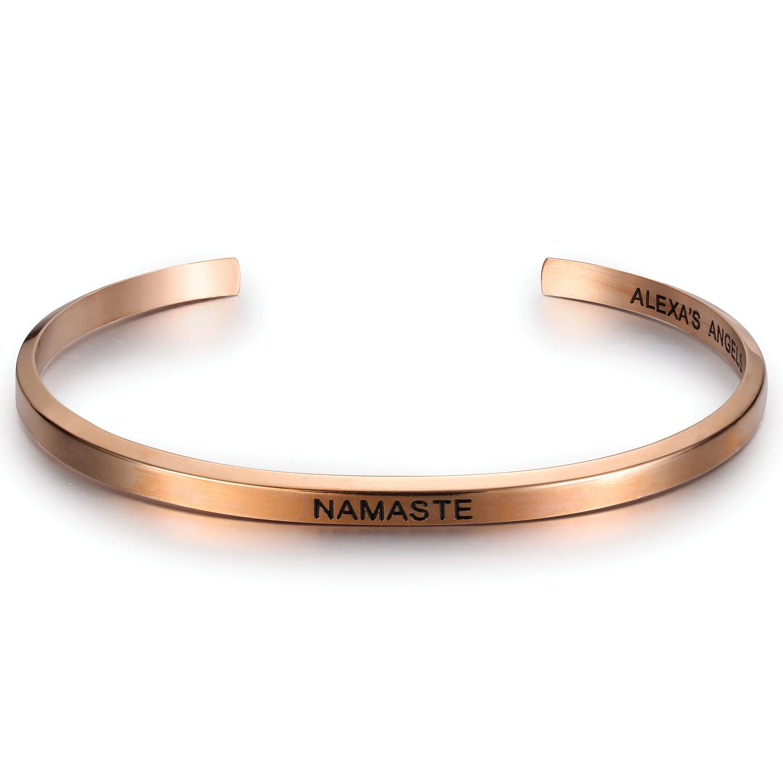 Alexa's Angels "Namaste" Engraved Bracelet - Image 5
