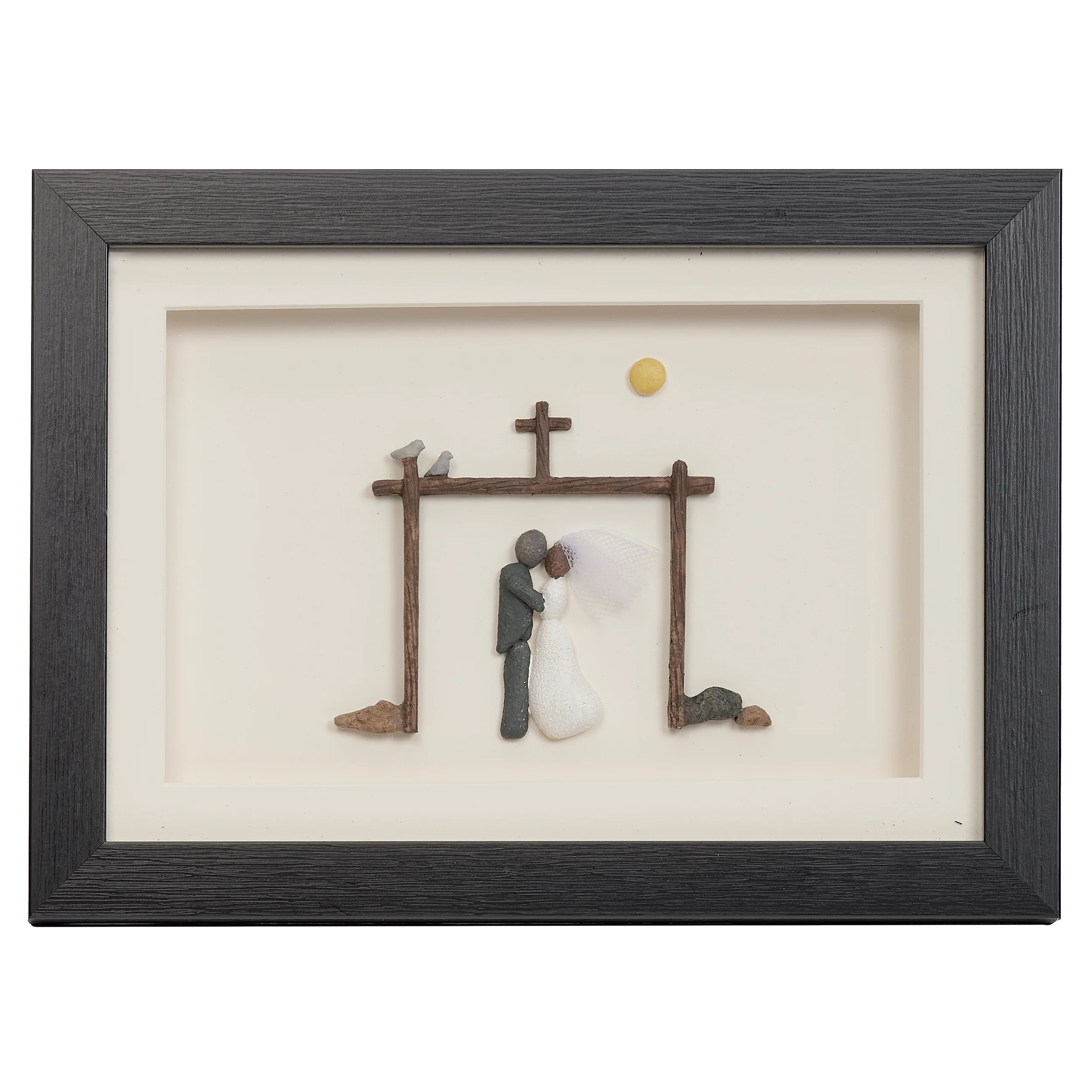 Natural Blessings Wedding Pebble Art