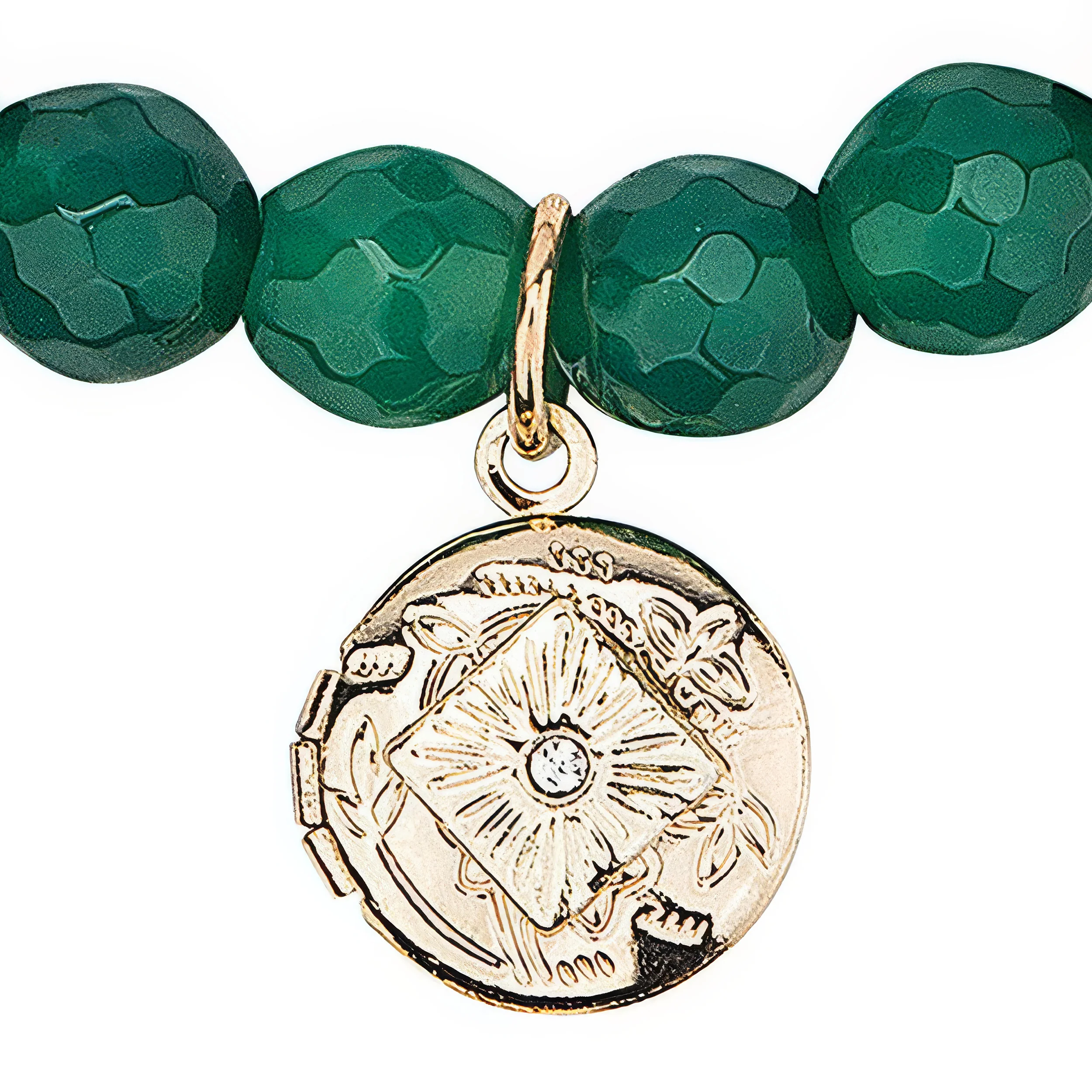 Alexa's Angels Natural Stone & Cubic Zirconia Prayer Box Bracelet - Image 10