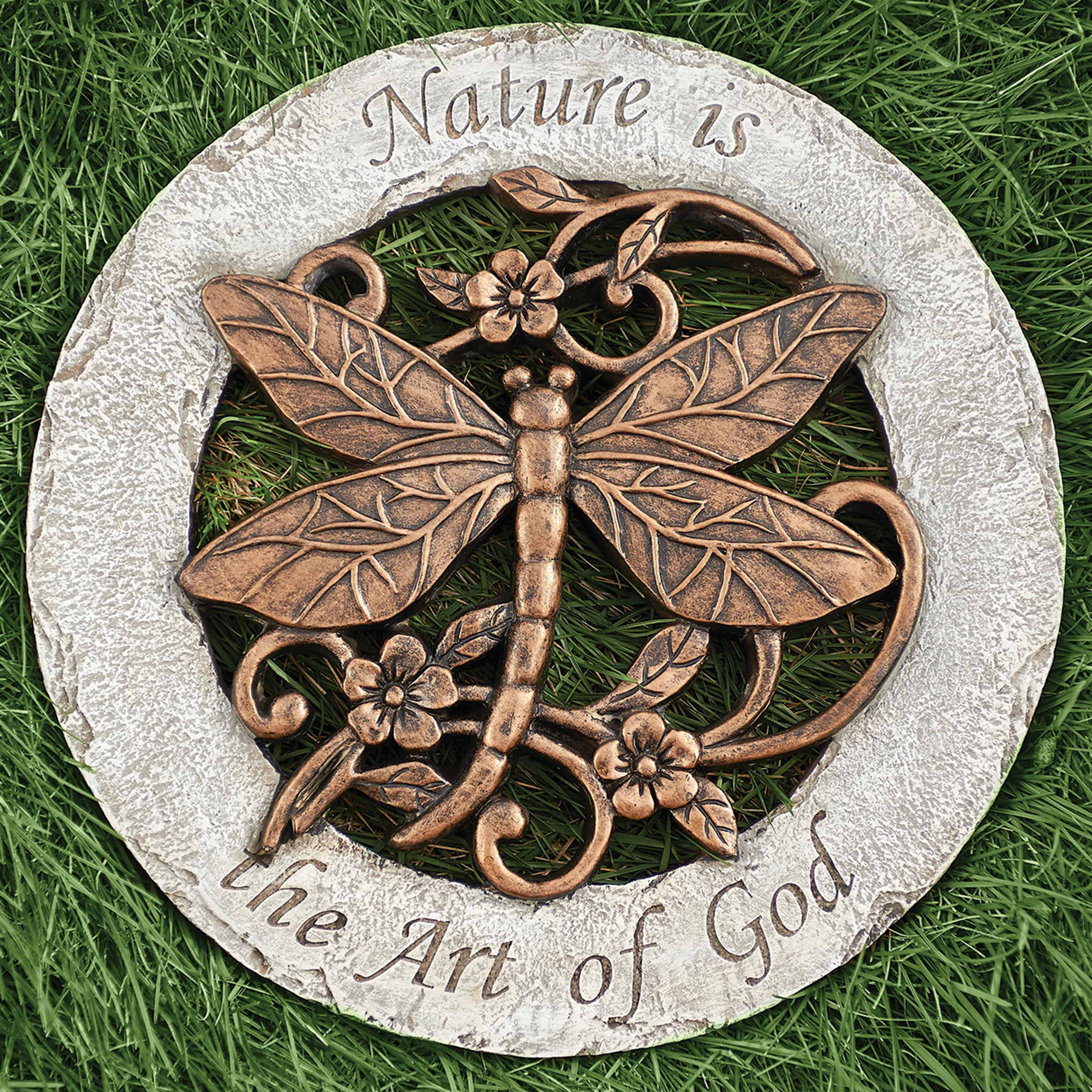 "Nature is the Art of God" Garden Stone