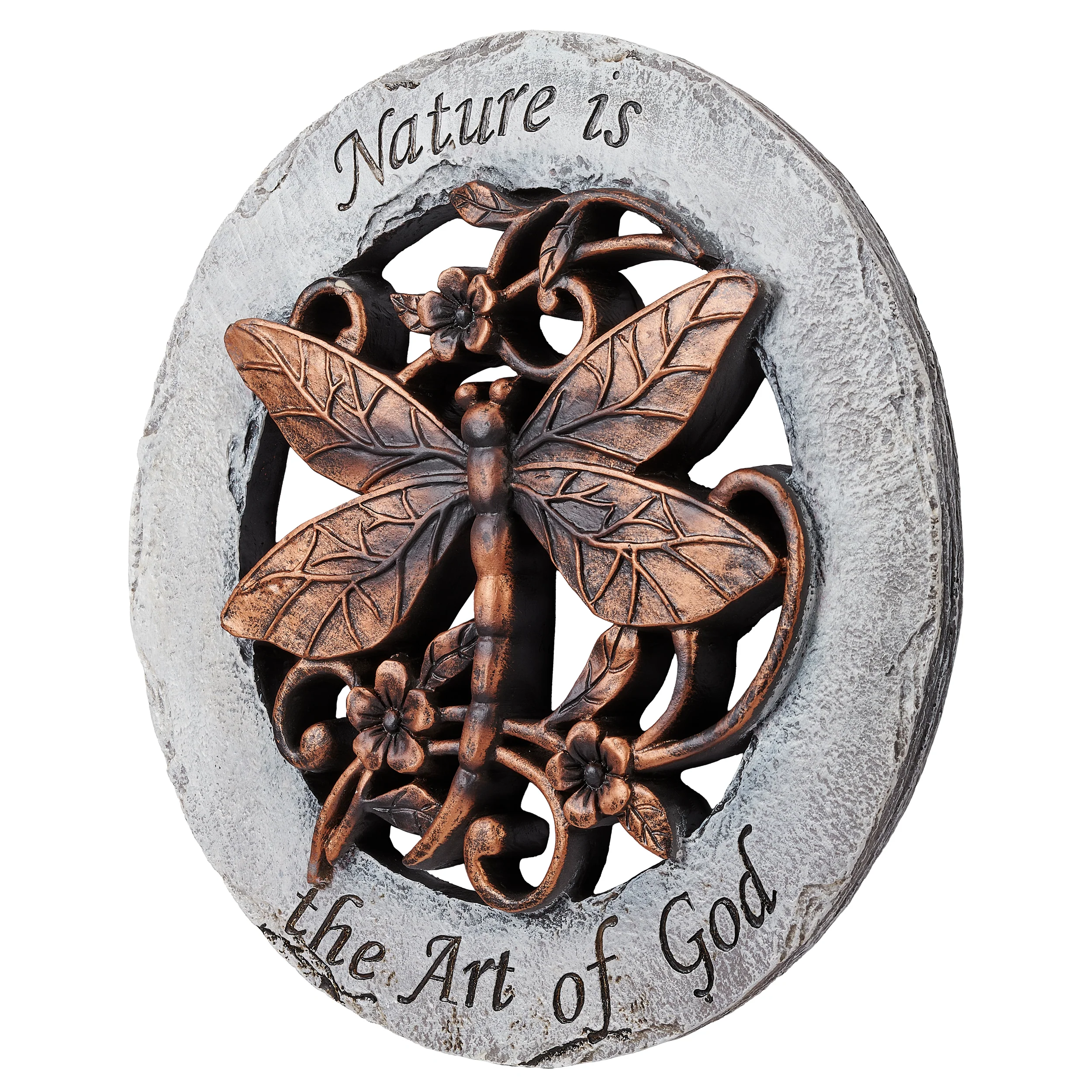 "Nature is the Art of God" Garden Stone - Image 2