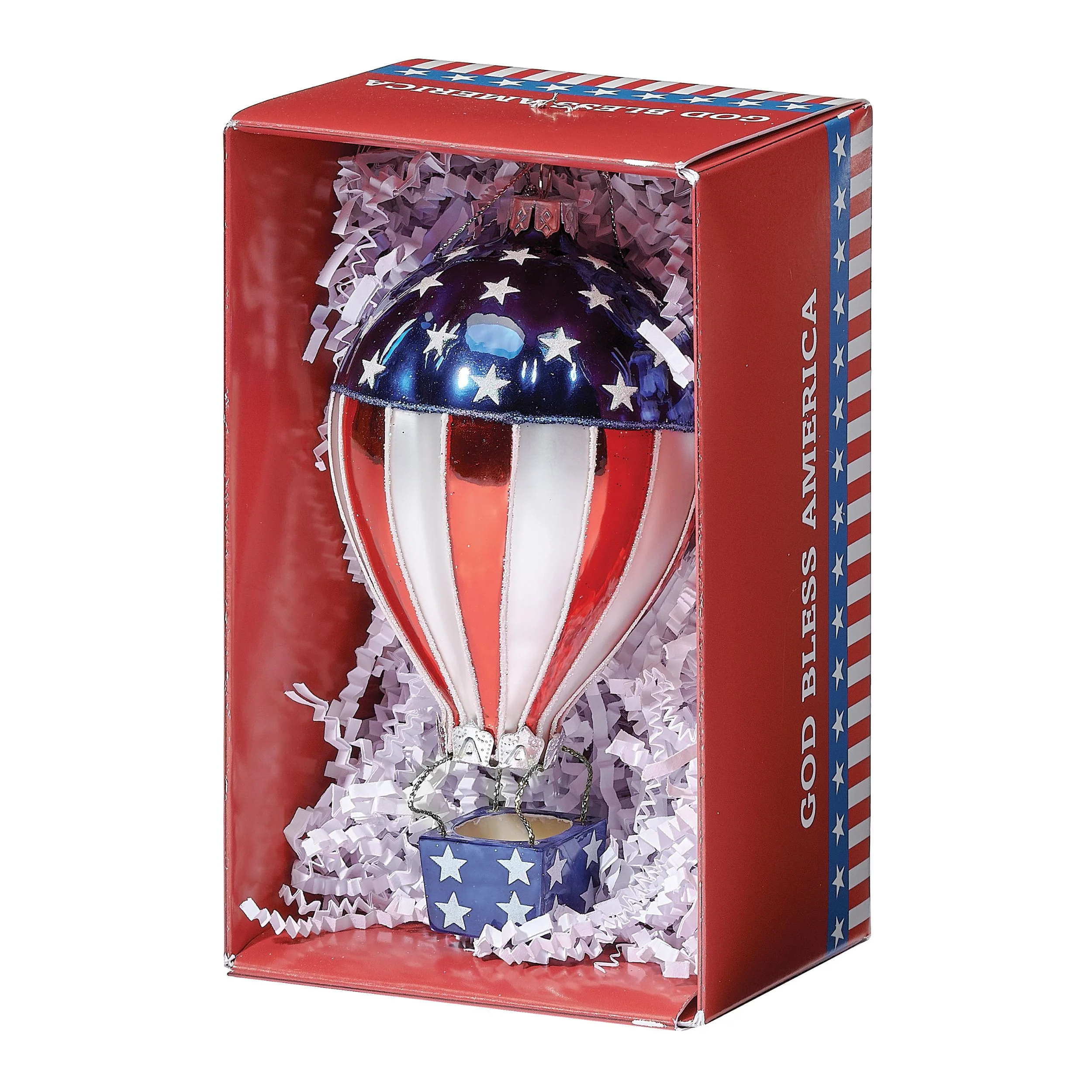 Patriotic Hot Air Balloon Ornament - Image 2