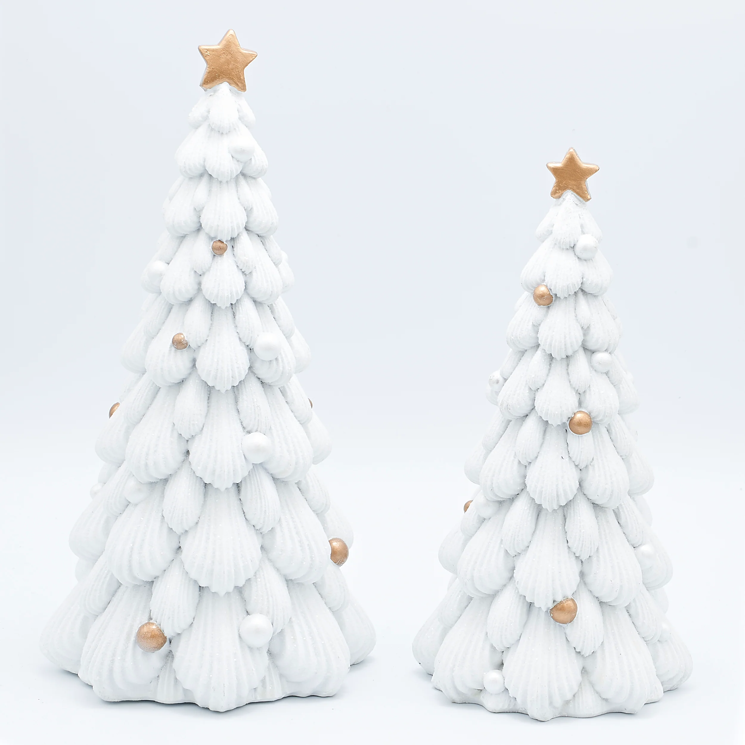 Piped Frosted Tree Set with Pearl Accents - Image 3